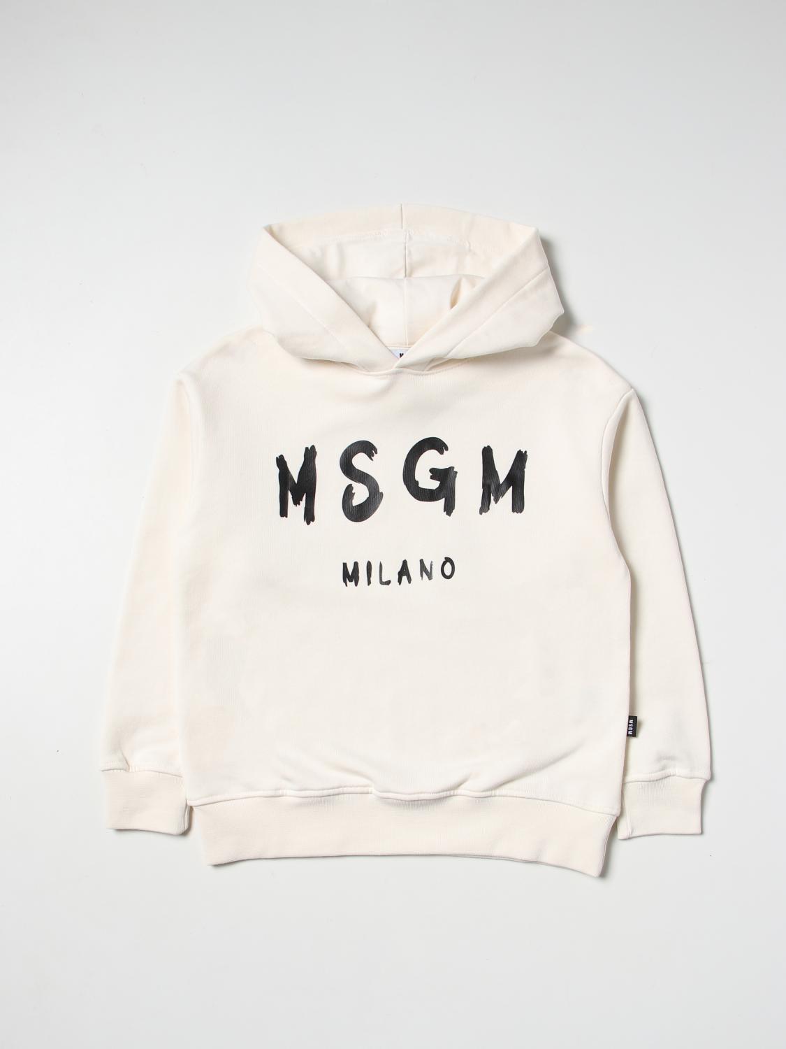 MSGM KIDS PULLOVER: Pullover kinder MSGM Kids, Cream - Img 1