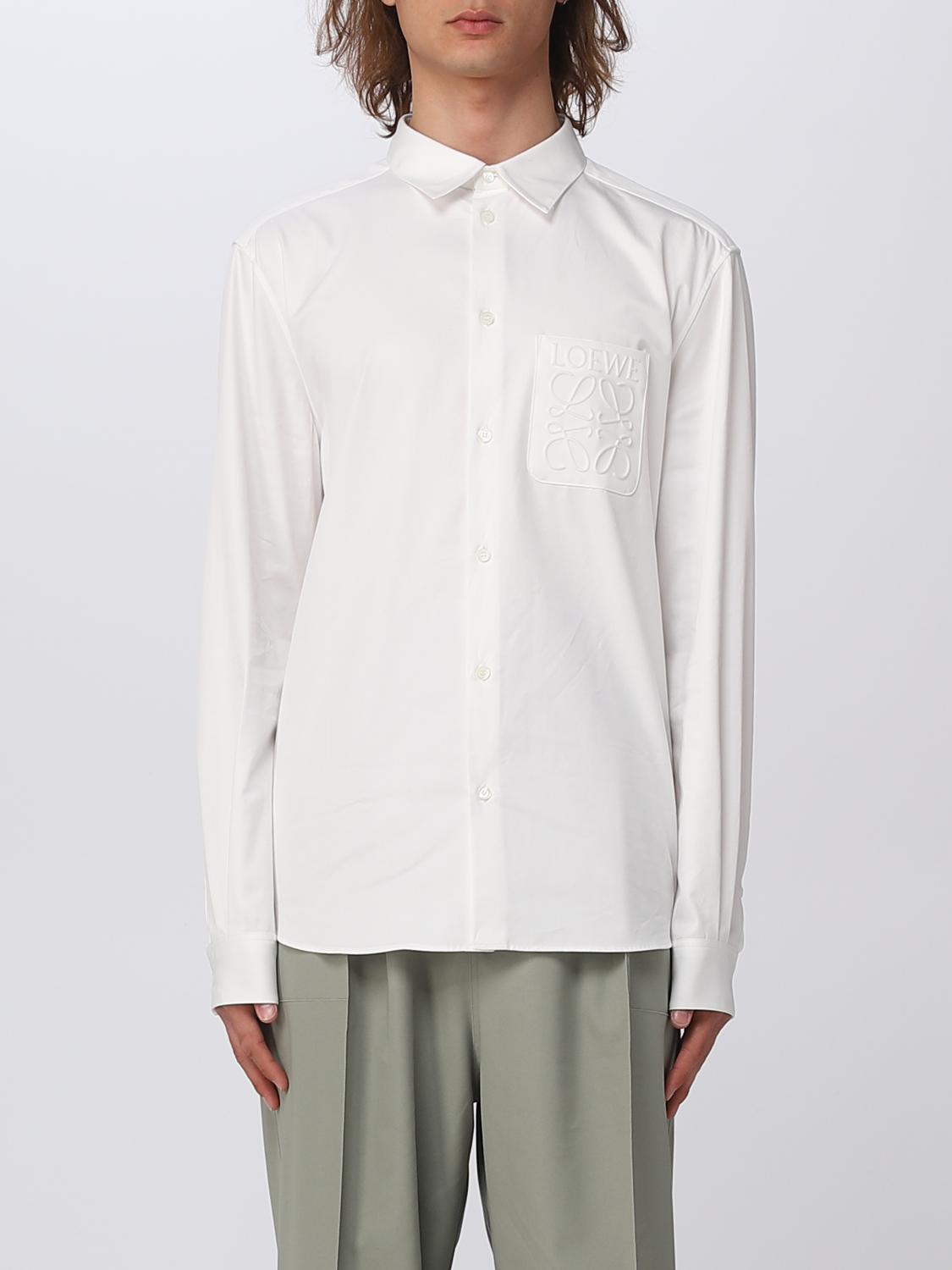 Loewe シャツ LOEWE ロエベ 長袖レギュラーカラーシャツ/ANAGRAM POCKET SHIRT