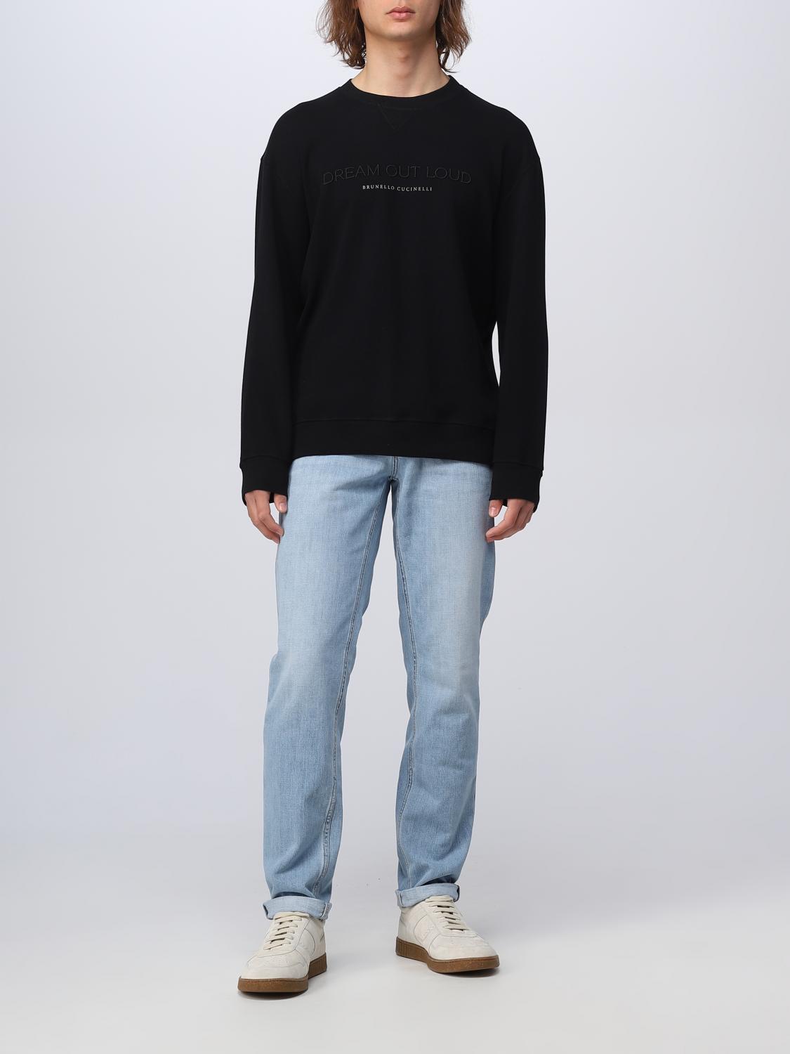 BRUNELLO CUCINELLI SWEATSHIRT: Pull homme Brunello Cucinelli, Noir - Img 2