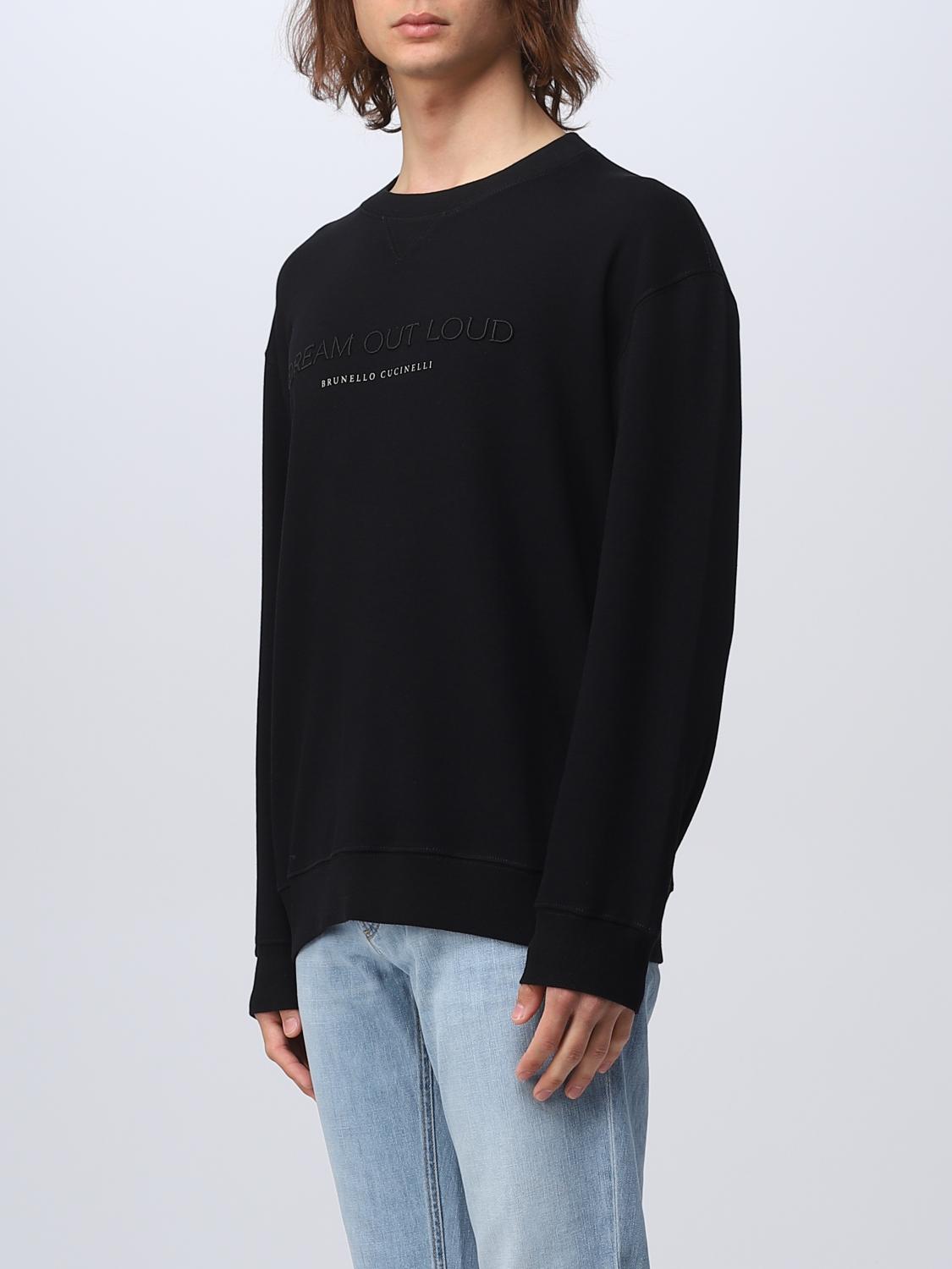 BRUNELLO CUCINELLI SWEATSHIRT: Pull homme Brunello Cucinelli, Noir - Img 4