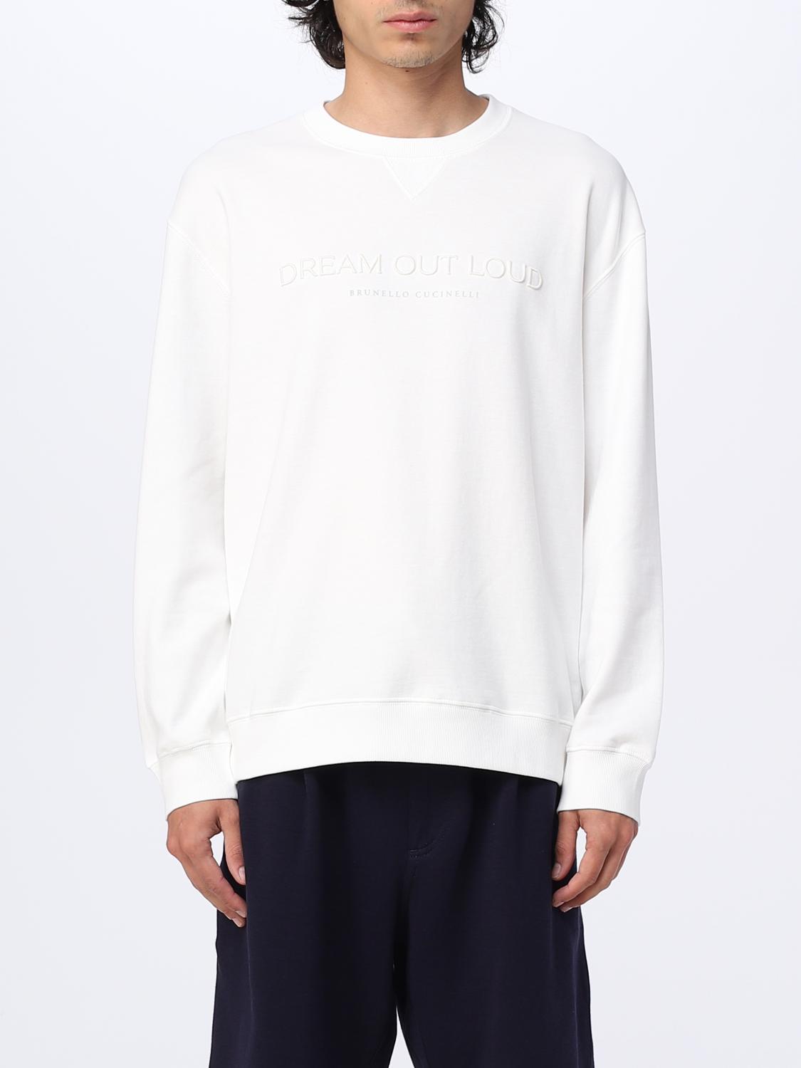 BRUNELLO CUCINELLI SWEATSHIRT: Pull homme Brunello Cucinelli, Beige - Img 1