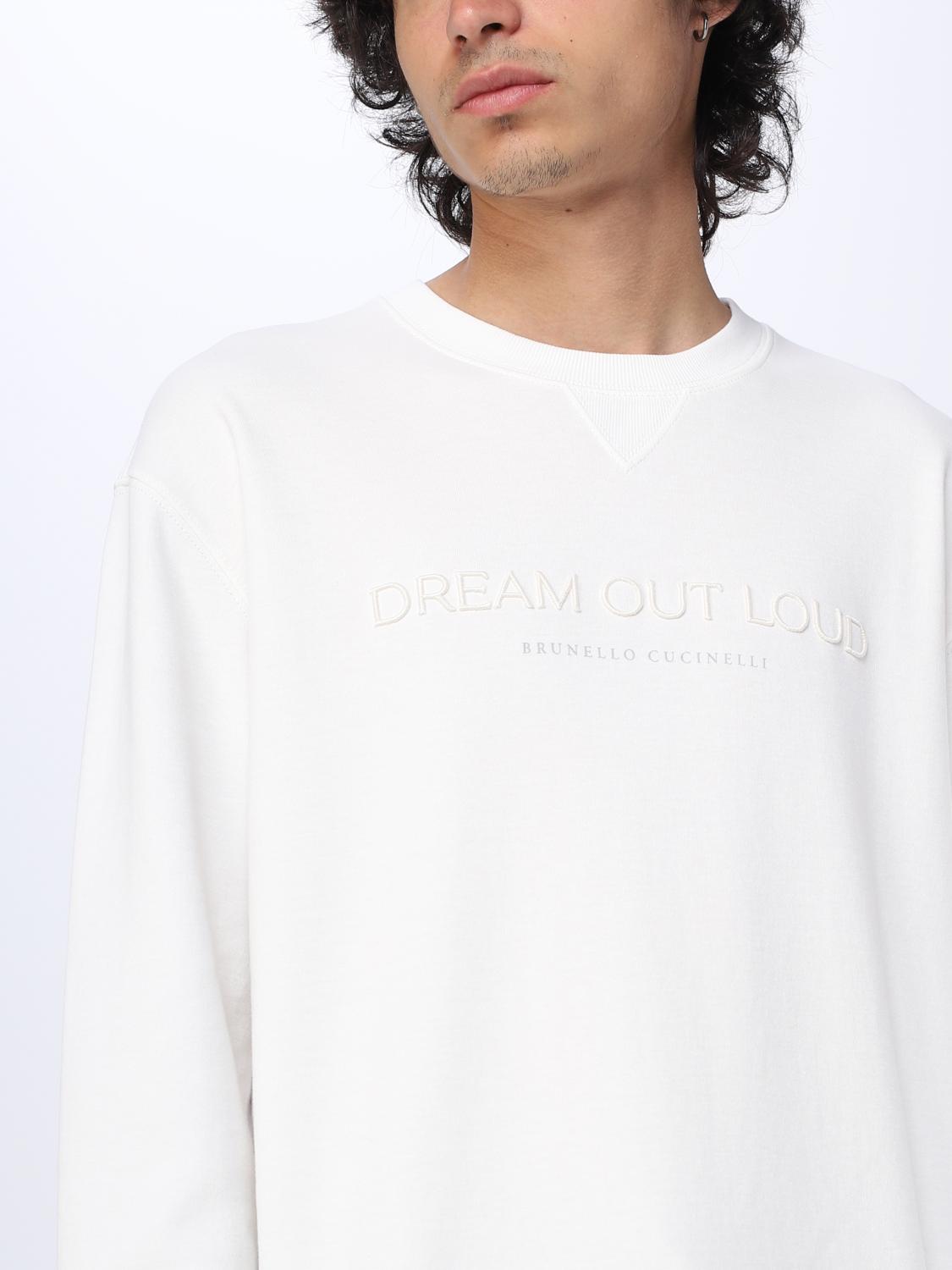 BRUNELLO CUCINELLI SWEATSHIRT: Pull homme Brunello Cucinelli, Beige - Img 5