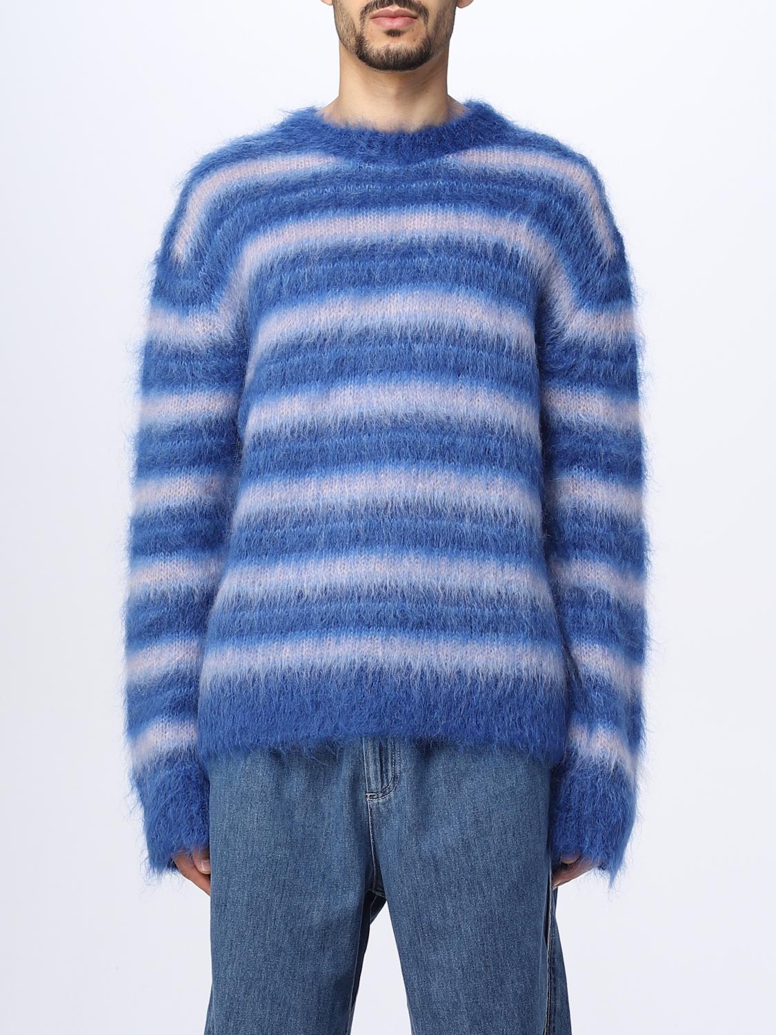 MARNI: pullover in Mohair wool blend Blue Marni sweater
