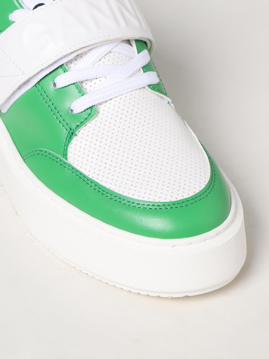 GANNI SNEAKERS: Sneakers 1967 Ganni in similpelle, Verde - Img 4