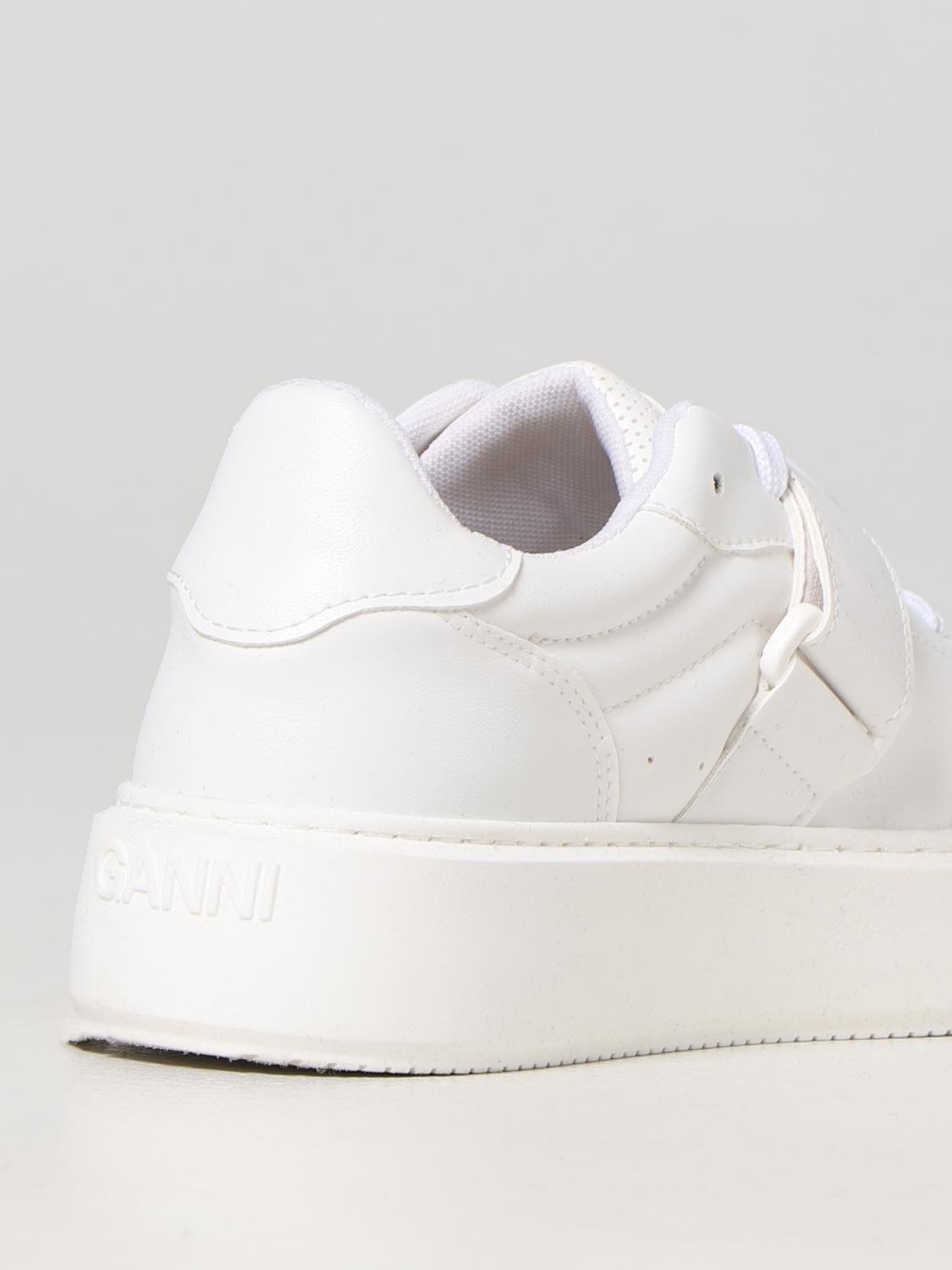GANNI SNEAKERS: 1967 Ganni sneakers in faux leather, Milk - Img 3