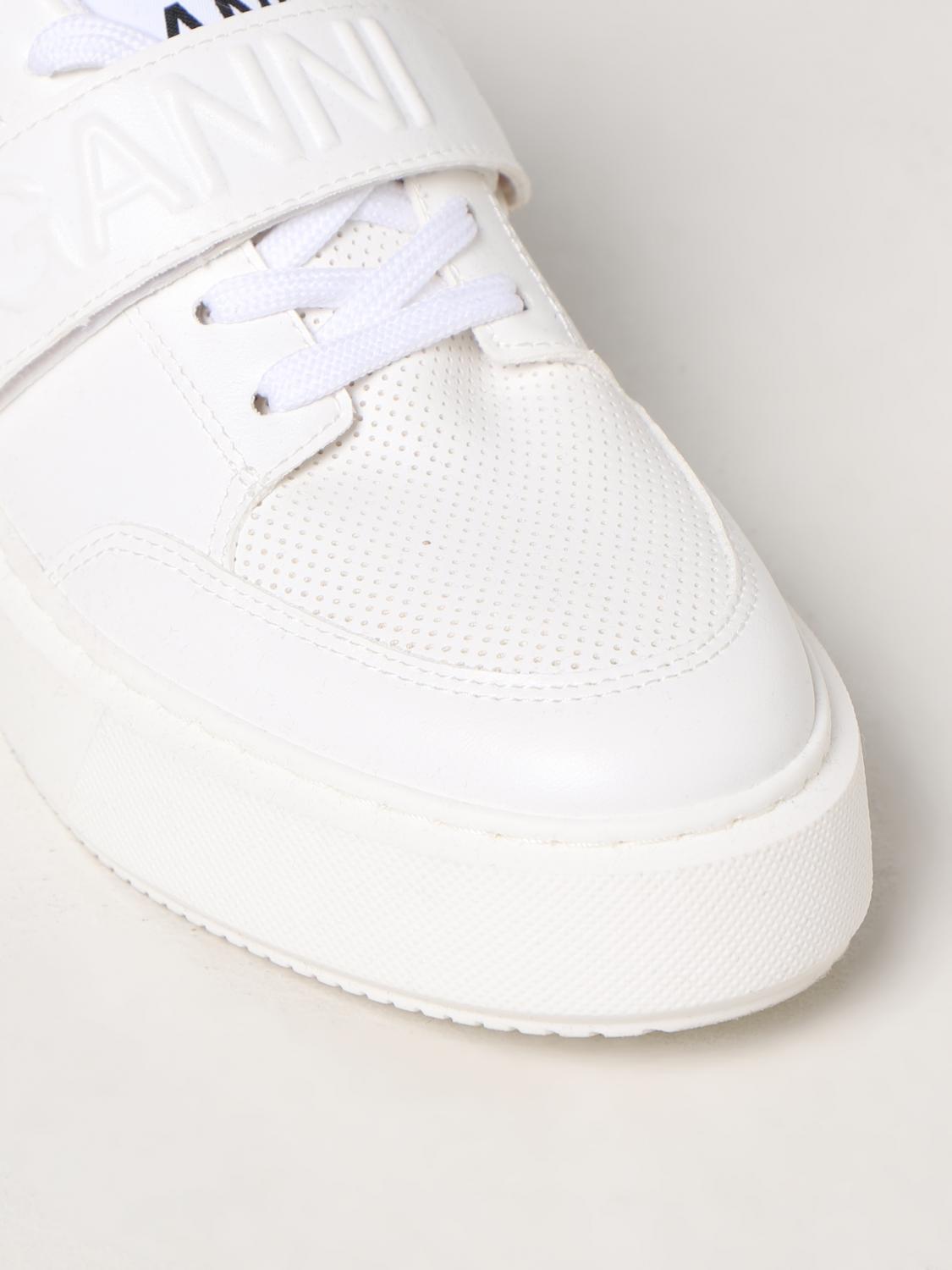 GANNI SNEAKERS: 1967 Ganni sneakers in faux leather, Milk - Img 4