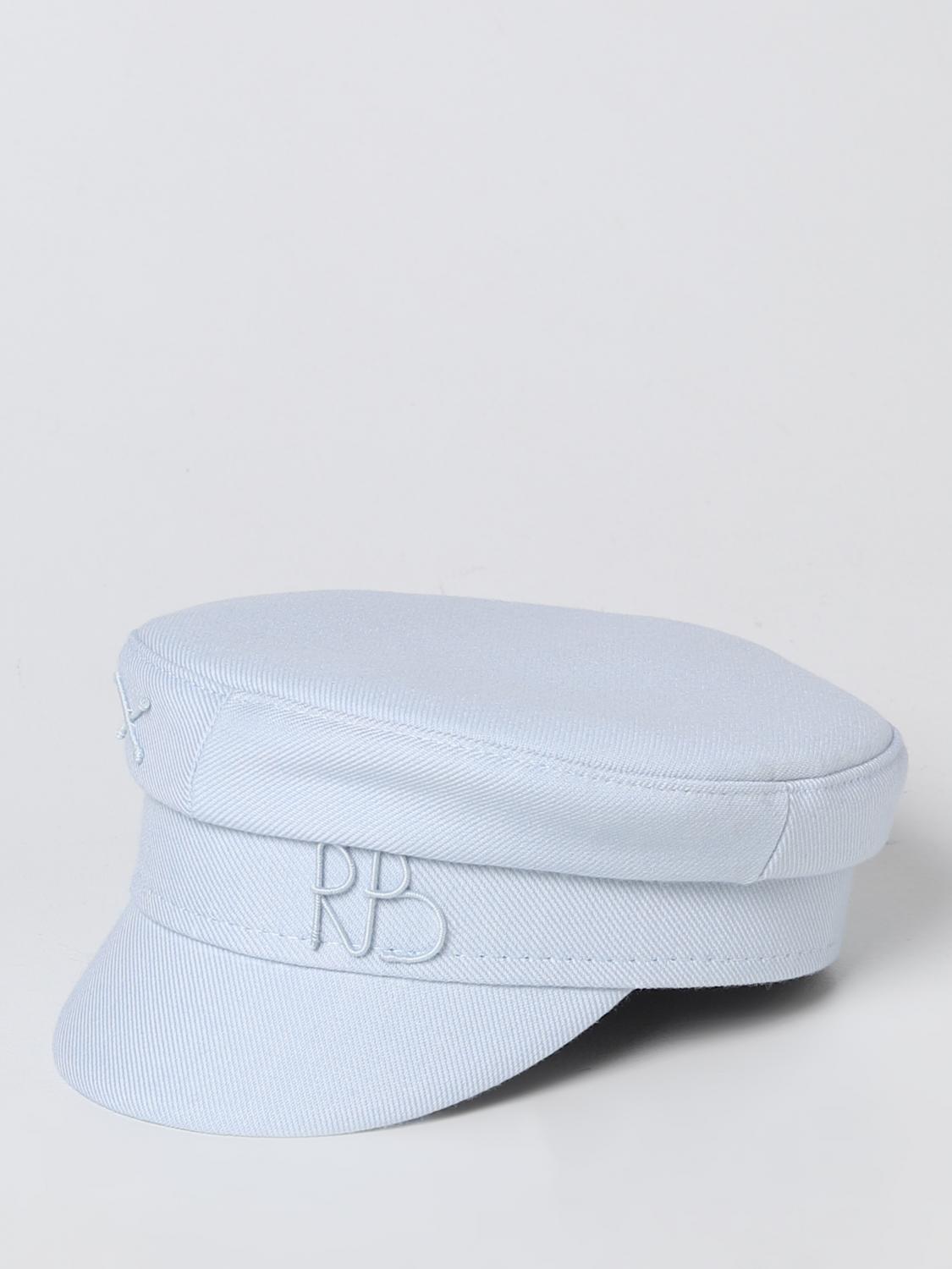 RUSLAN BAGINSKIY SOMBRERO: Sombrero mujer Ruslan Baginskiy, Azul Oscuro - Img 1