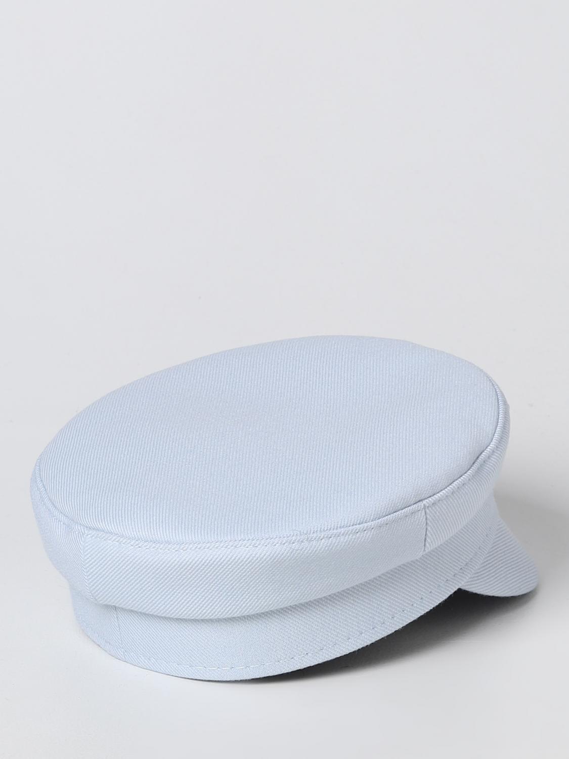 RUSLAN BAGINSKIY SOMBRERO: Sombrero mujer Ruslan Baginskiy, Azul Oscuro - Img 2