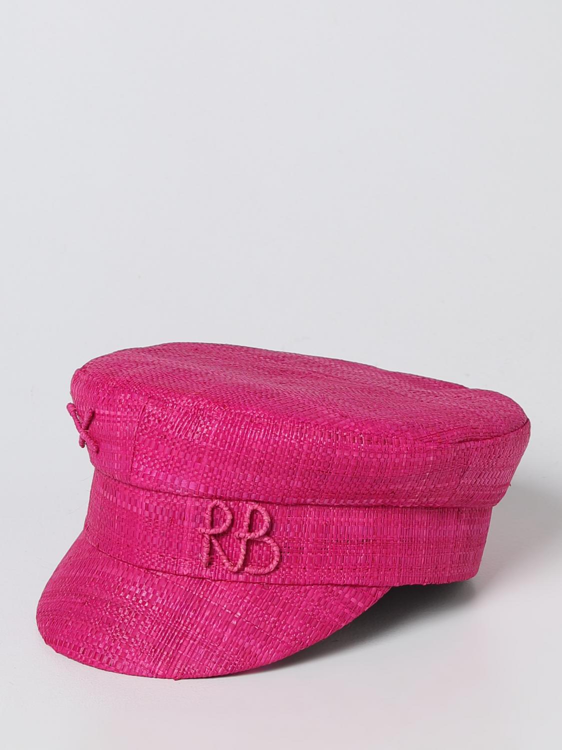 RUSLAN BAGINSKIY SOMBRERO: Sombrero mujer Ruslan Baginskiy, Rosa - Img 1