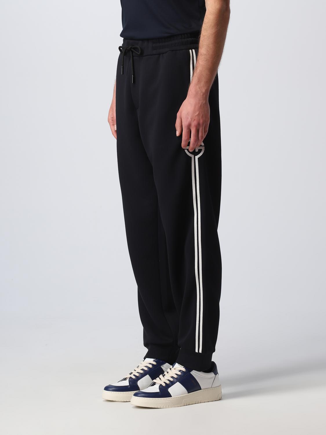 GIORGIO ARMANI PANTS: Pants men Giorgio Armani, Blue - Img 4