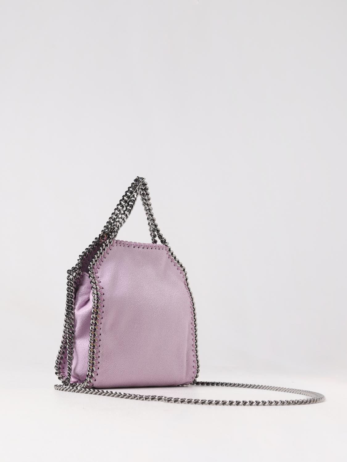STELLA MCCARTNEY BORSA MINI: Borsa Falabella Micro Stella McCartney in pelle sintetica , Rosa - Img 3