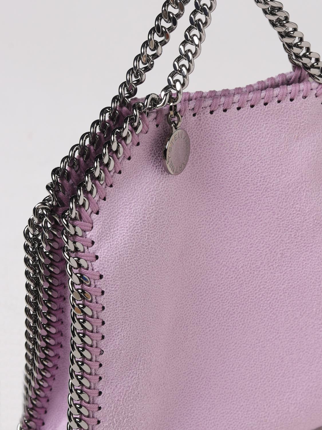 STELLA MCCARTNEY BORSA MINI: Borsa Falabella Micro Stella McCartney in pelle sintetica , Rosa - Img 4