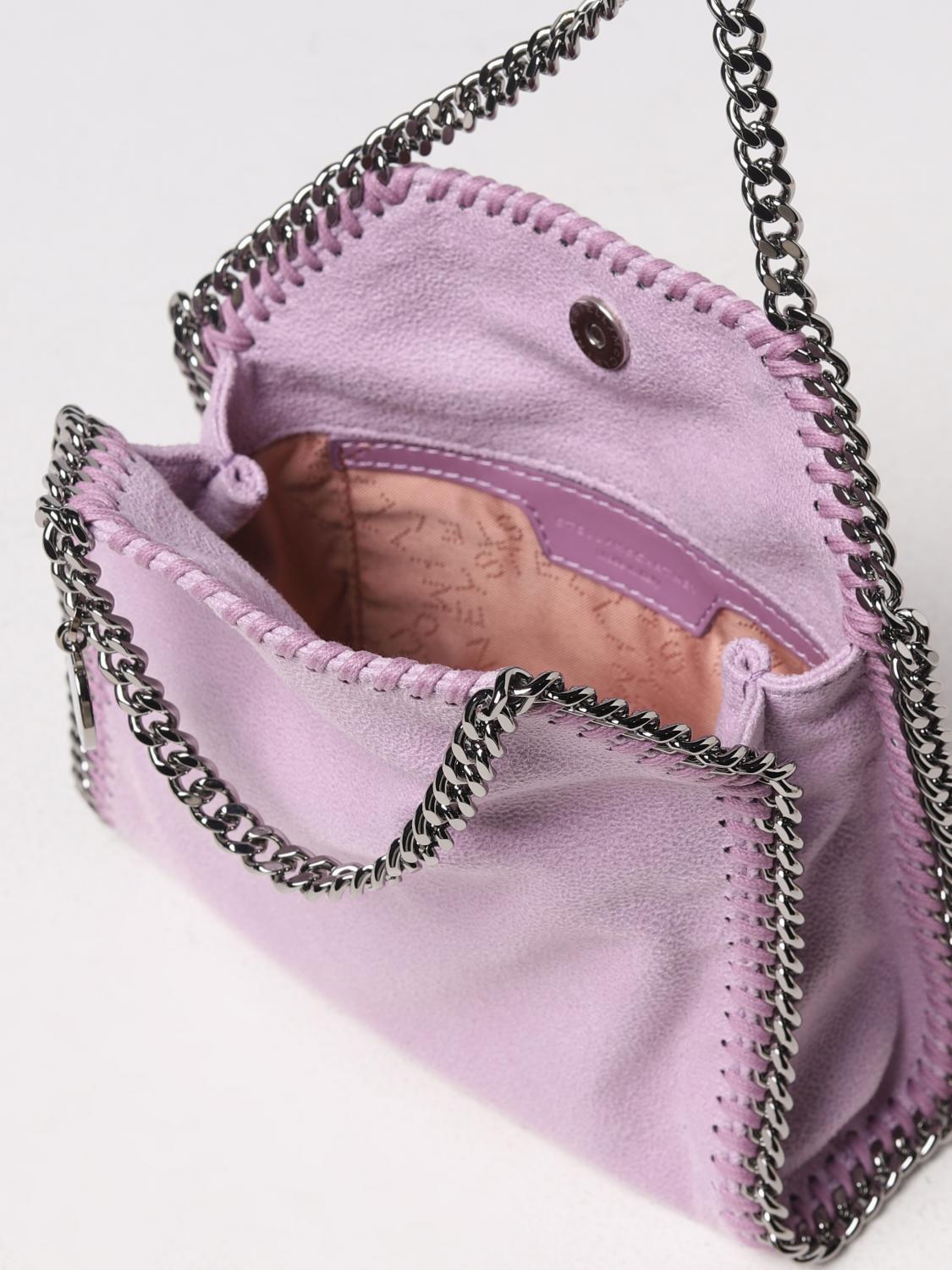 STELLA MCCARTNEY BORSA MINI: Borsa Falabella Micro Stella McCartney in pelle sintetica , Rosa - Img 5