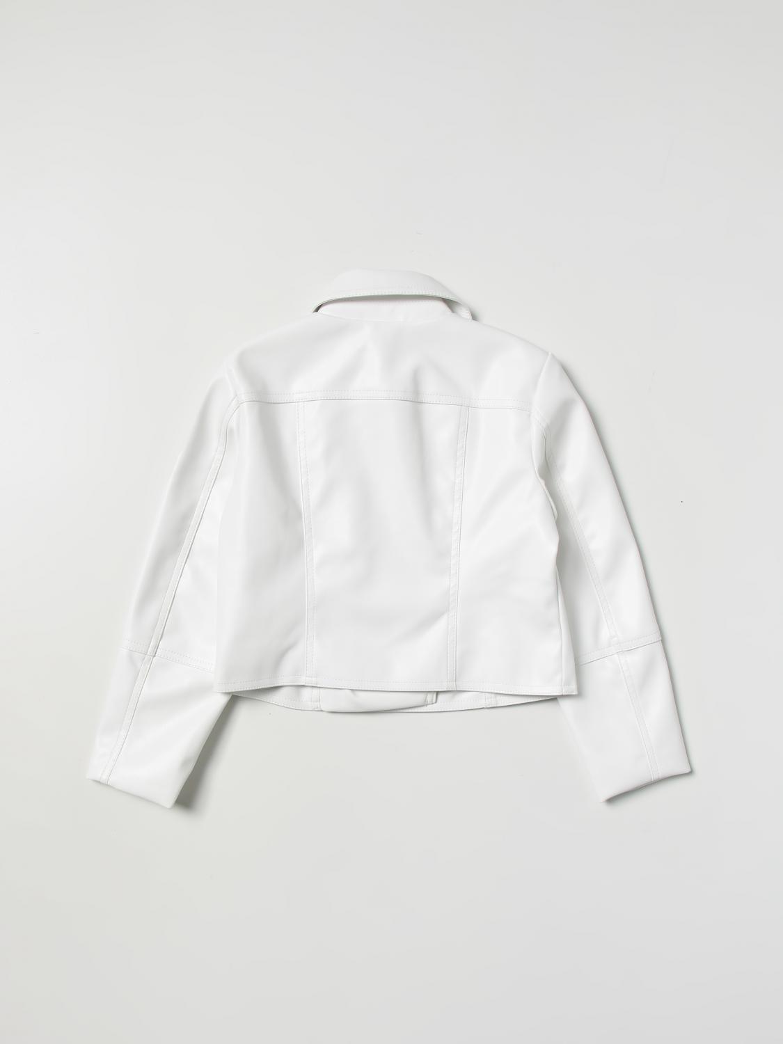 TWINSET JACKET: Twinset jacket in synthetic leather, White - Img 2