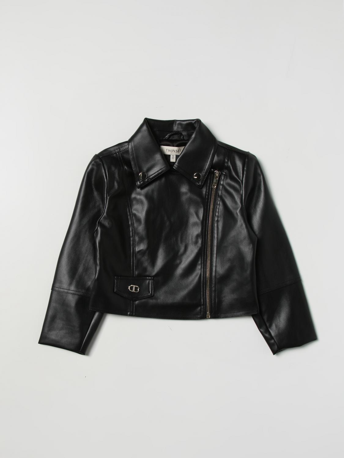 TWINSET JACKE: Jacke kinder Twinset, Schwarz - Img 1