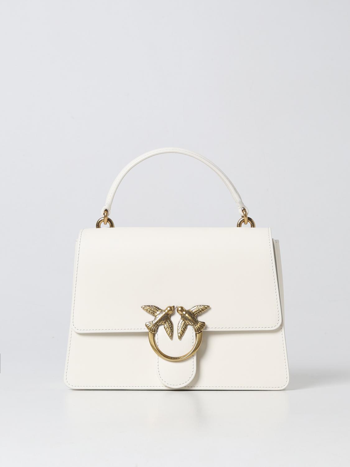 PINKO HANDTASCHE: Schultertasche damen Pinko, Ivory - Img 1