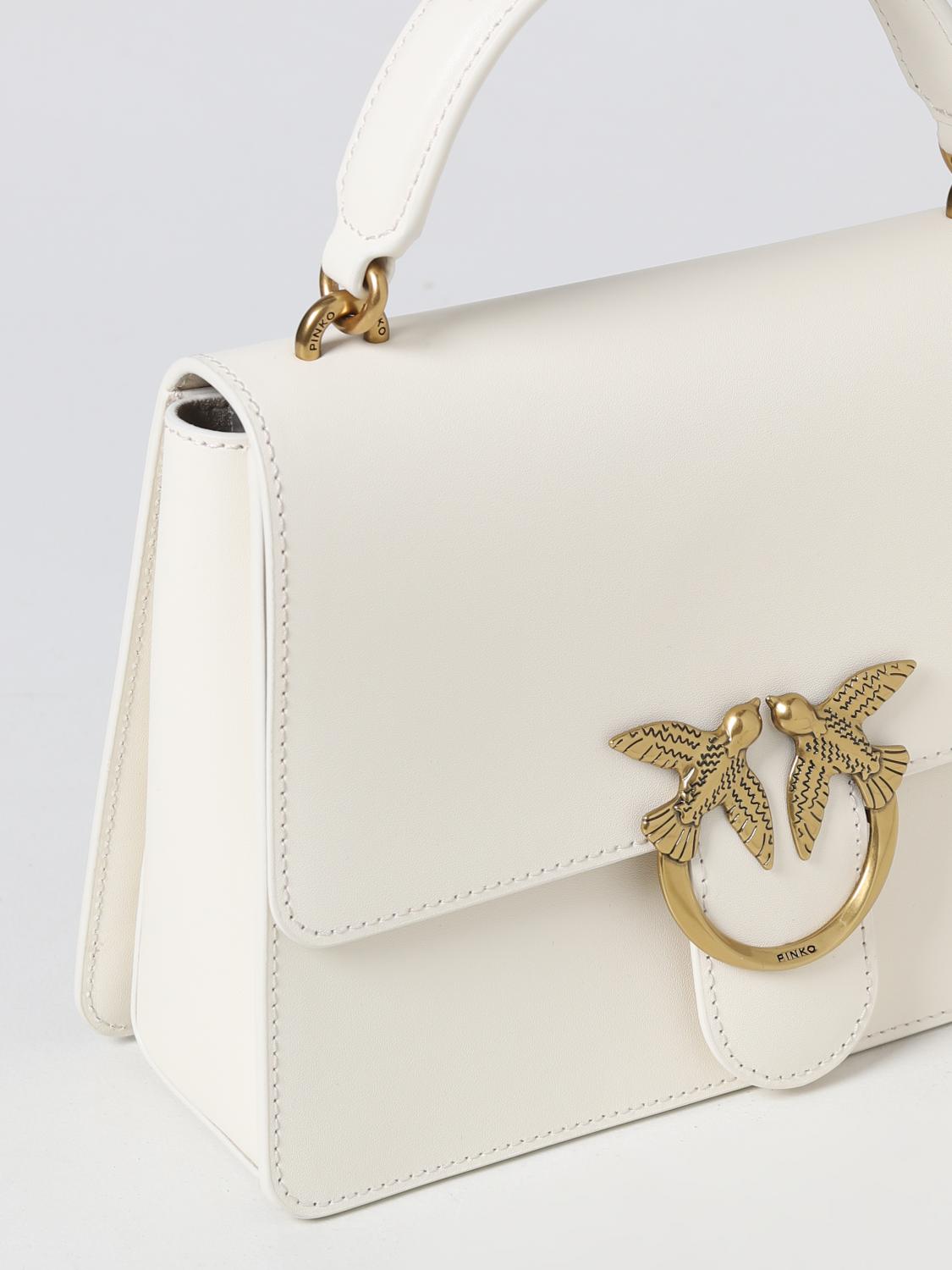PINKO HANDTASCHE: Schultertasche damen Pinko, Ivory - Img 3