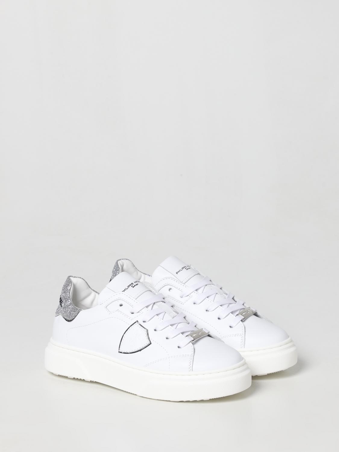 PHILIPPE MODEL JUNIOR ZAPATILLAS: Zapatos niños Philippe Model Junior, Blanco - Img 2