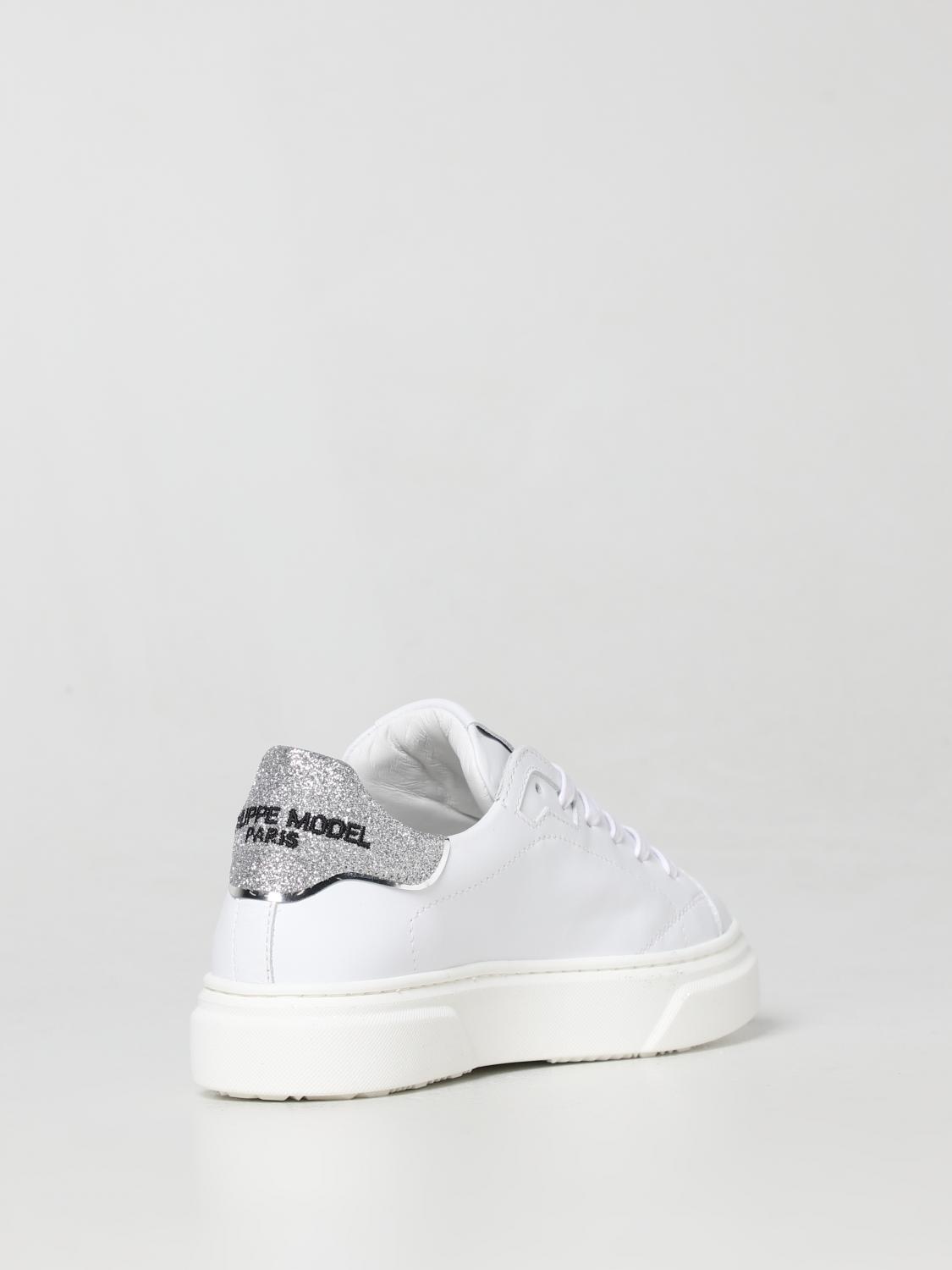 PHILIPPE MODEL JUNIOR ZAPATILLAS: Zapatos niños Philippe Model Junior, Blanco - Img 3