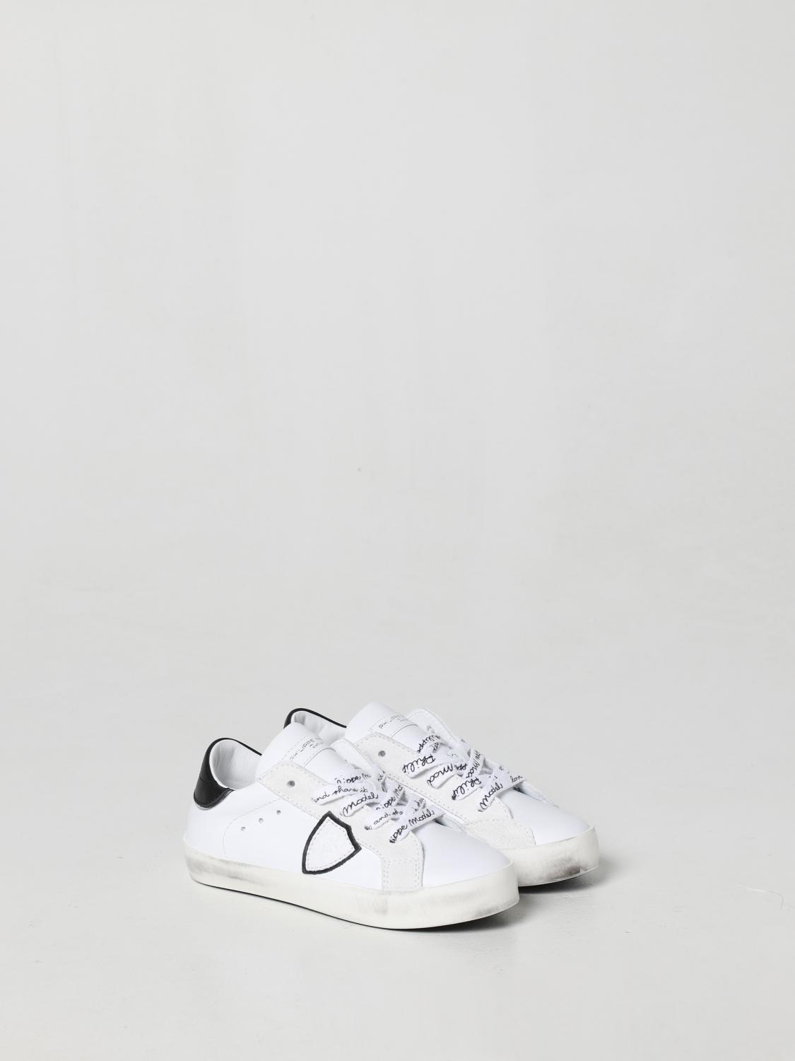 PHILIPPE MODEL JUNIOR ZAPATILLAS: Zapatos niños Philippe Model Junior, Blanco - Img 2