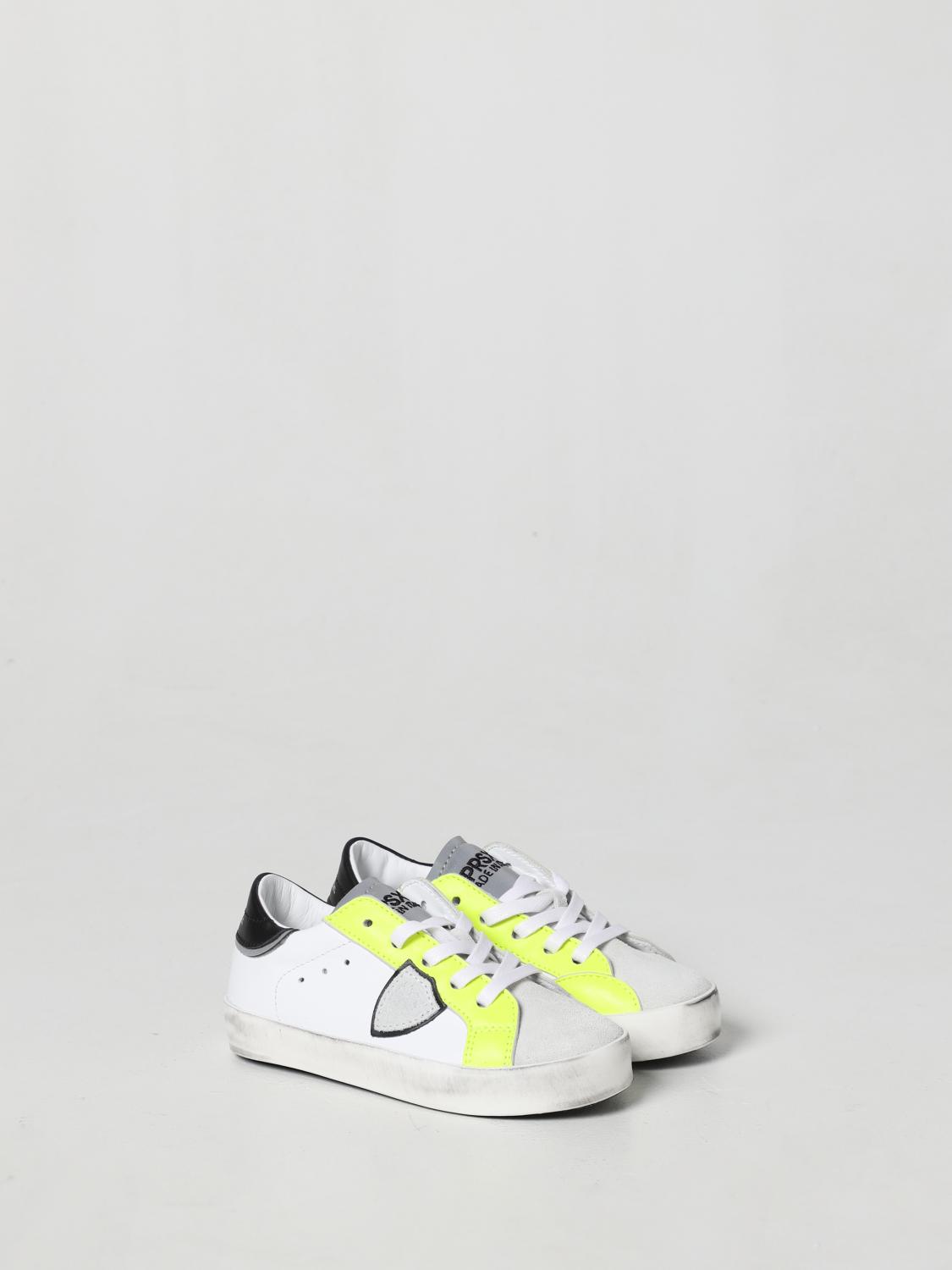 PHILIPPE MODEL JUNIOR ZAPATILLAS: Zapatos niños Philippe Model Junior, Blanco - Img 2