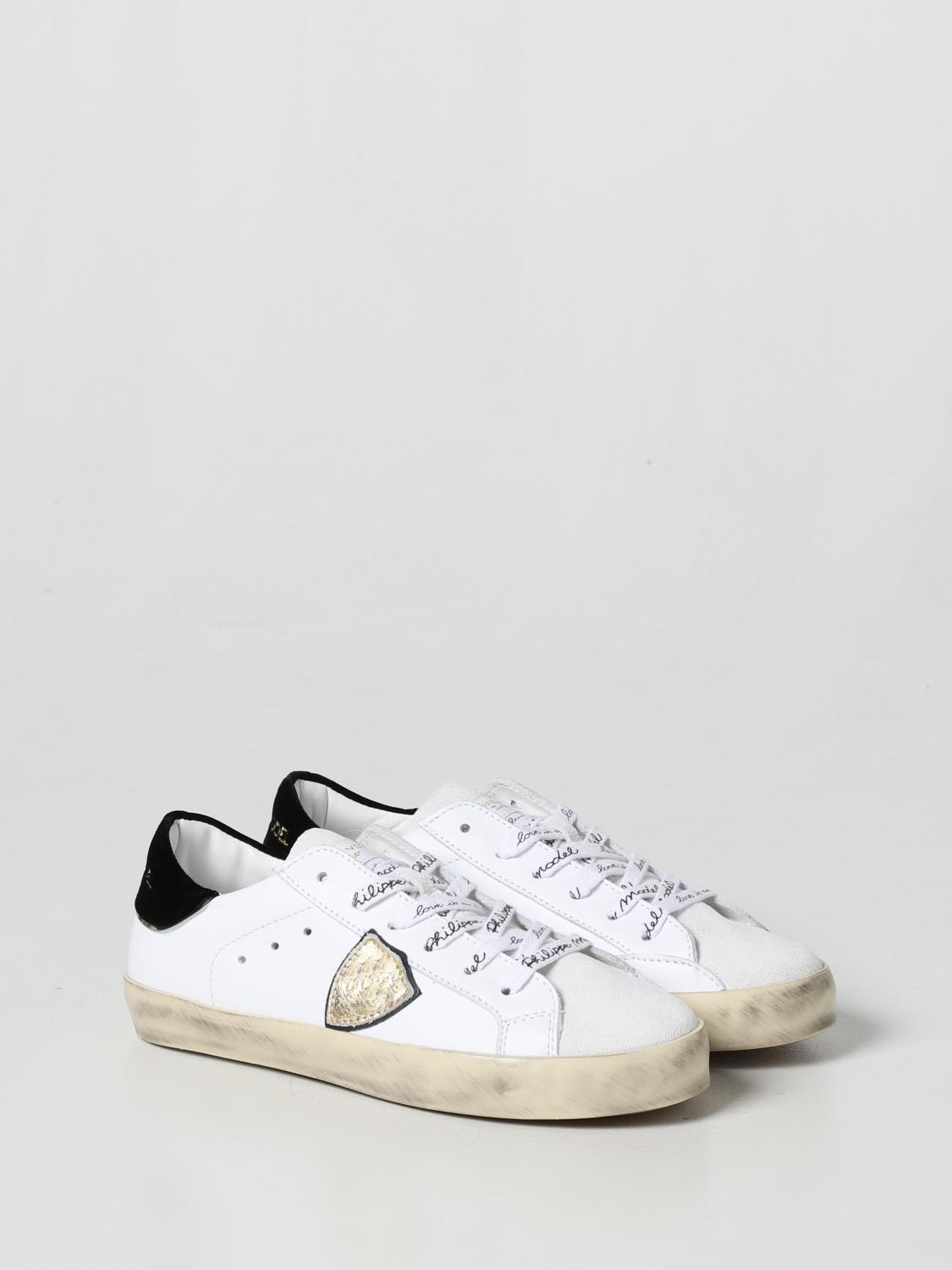 PHILIPPE MODEL JUNIOR ZAPATILLAS: Zapatos niños Philippe Model Junior, Blanco - Img 2