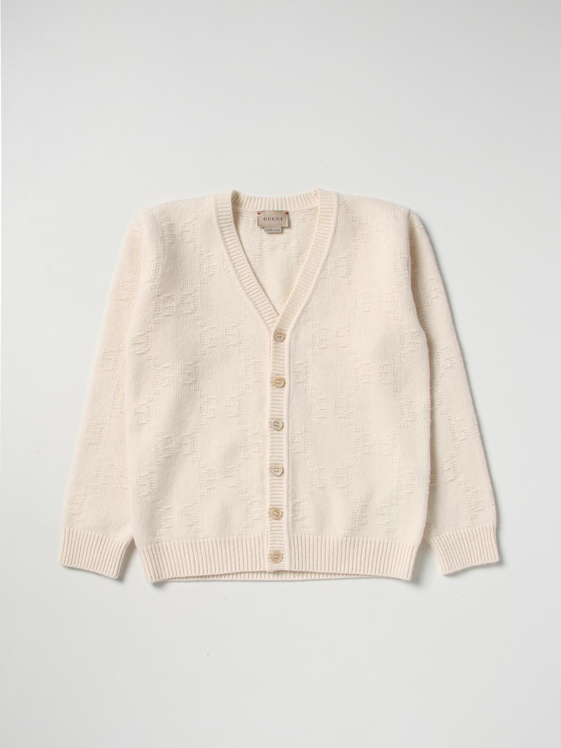 GUCCI 毛衣: 毛衣 儿童 Gucci, 白色 - Img 1