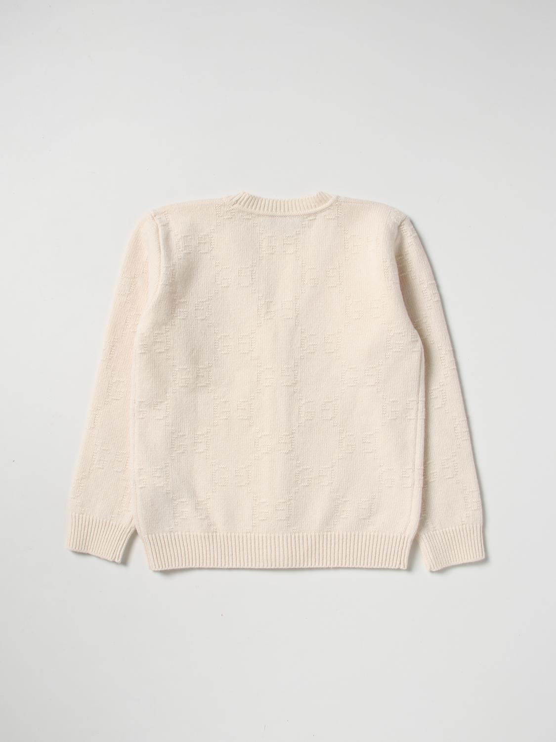 GUCCI 毛衣: 毛衣 儿童 Gucci, 白色 - Img 2