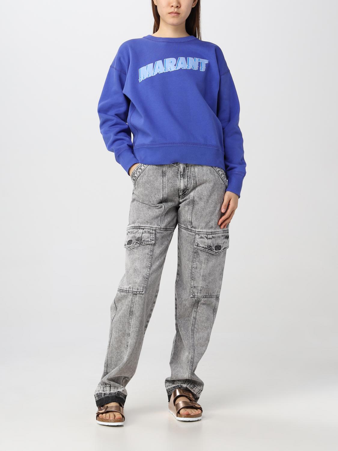 ISABEL MARANT ETOILE SUDADERA: Sudadera mujer Isabel Marant Etoile, Azul Oscuro - Img 2