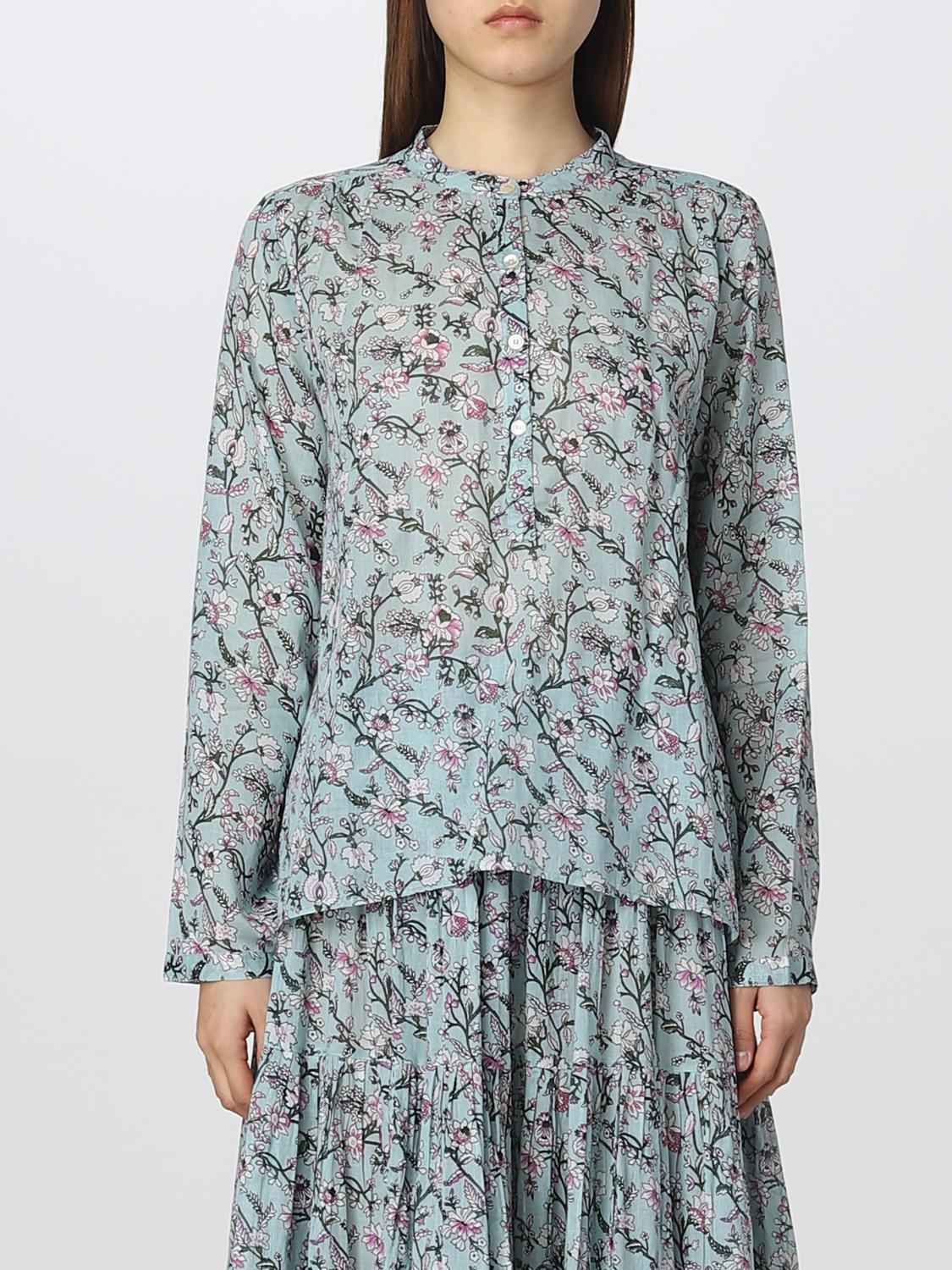 ISABEL MARANT ETOILE CHEMISE: Top femme Isabel Marant Etoile, Vert - Img 1