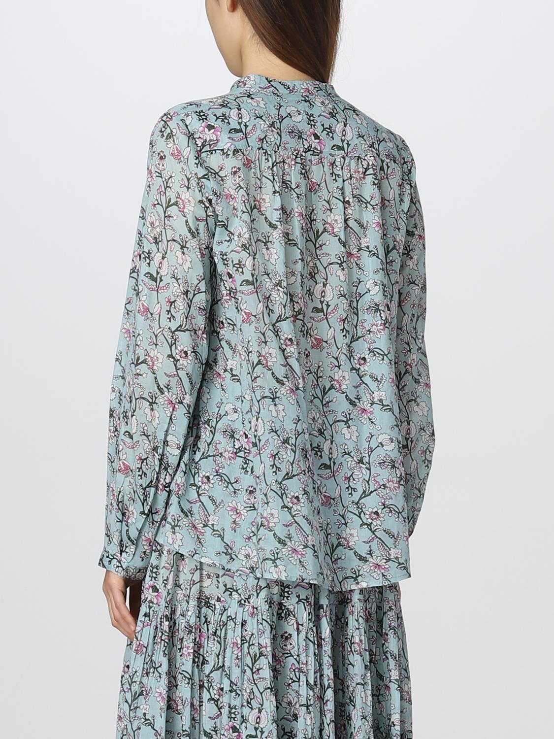 ISABEL MARANT ETOILE CHEMISE: Top femme Isabel Marant Etoile, Vert - Img 3
