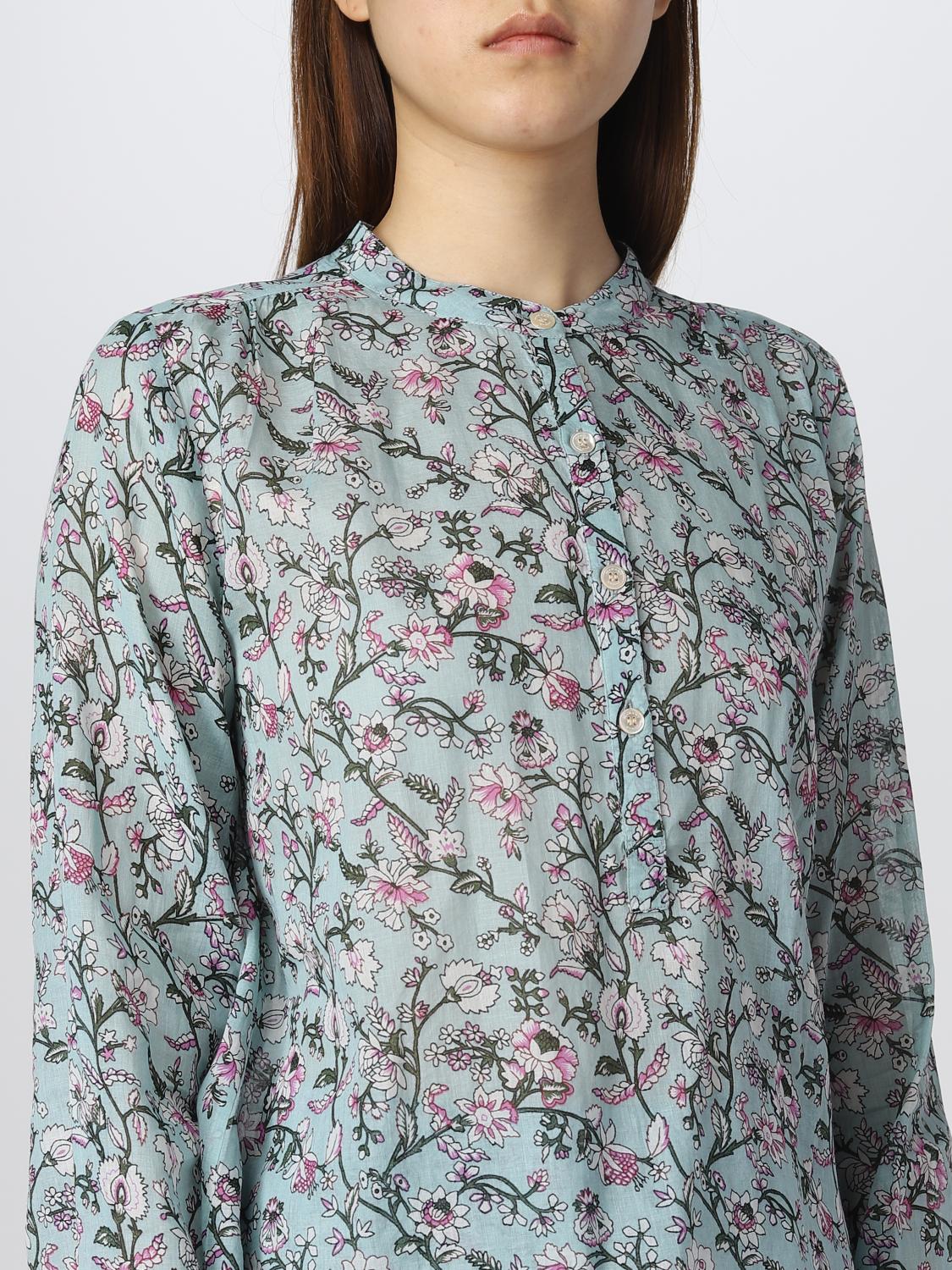 ISABEL MARANT ETOILE CHEMISE: Top femme Isabel Marant Etoile, Vert - Img 5