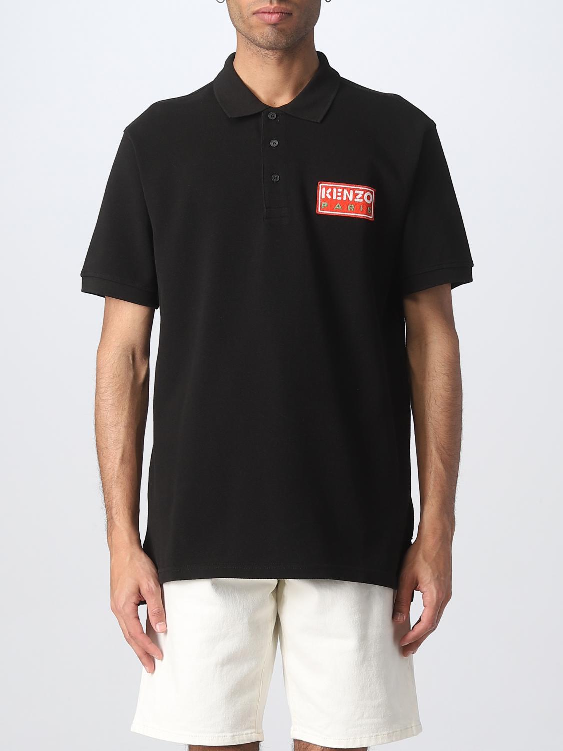 KENZO POLO: Polo Kenzo in cotone, Nero - Img 1
