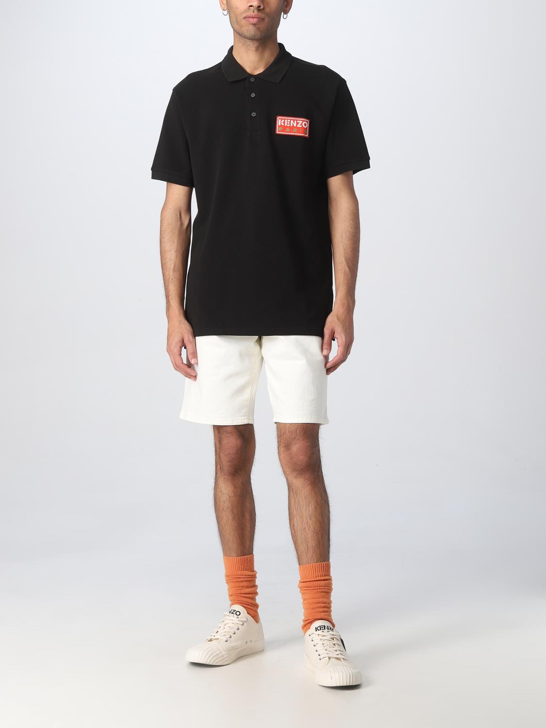 KENZO POLO: Polo Kenzo in cotone, Nero - Img 2