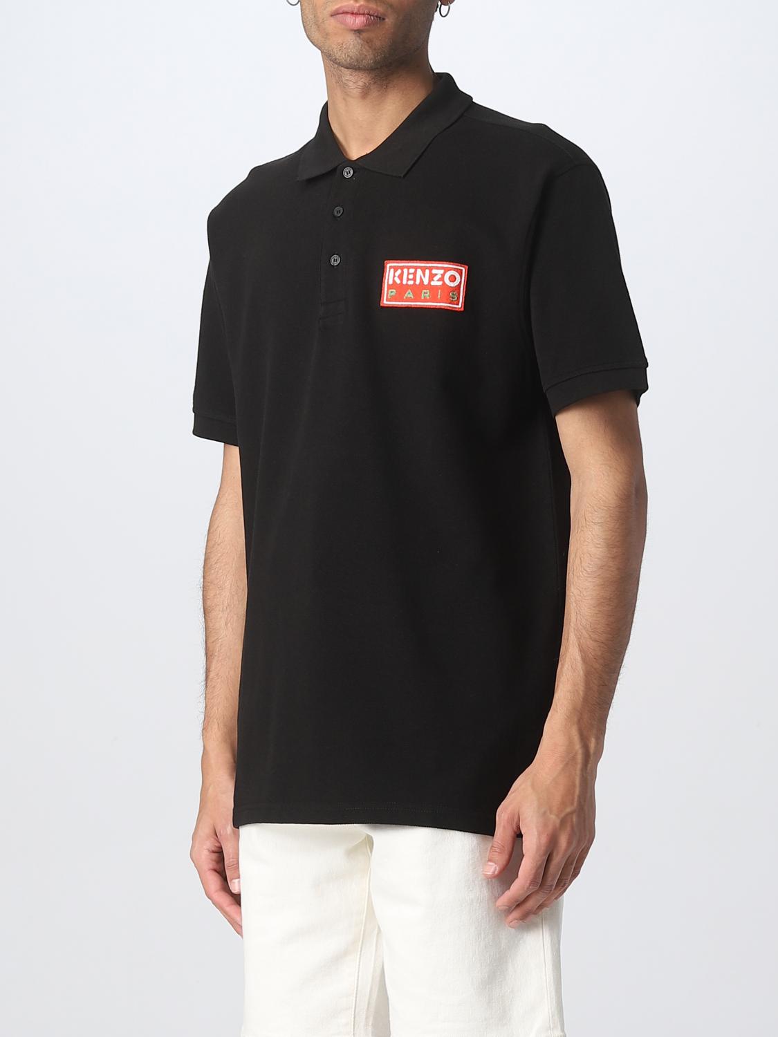 KENZO POLO: Polo Kenzo in cotone, Nero - Img 4
