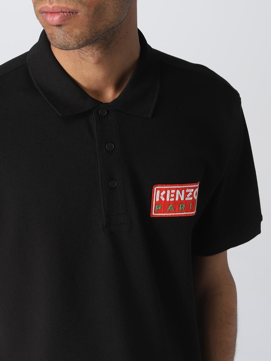 KENZO POLO: Polo Kenzo in cotone, Nero - Img 5
