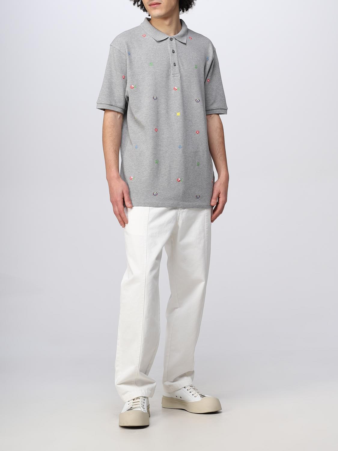 KENZO POLO: Polo Pixel Kenzo in cotone, Perla - Img 2