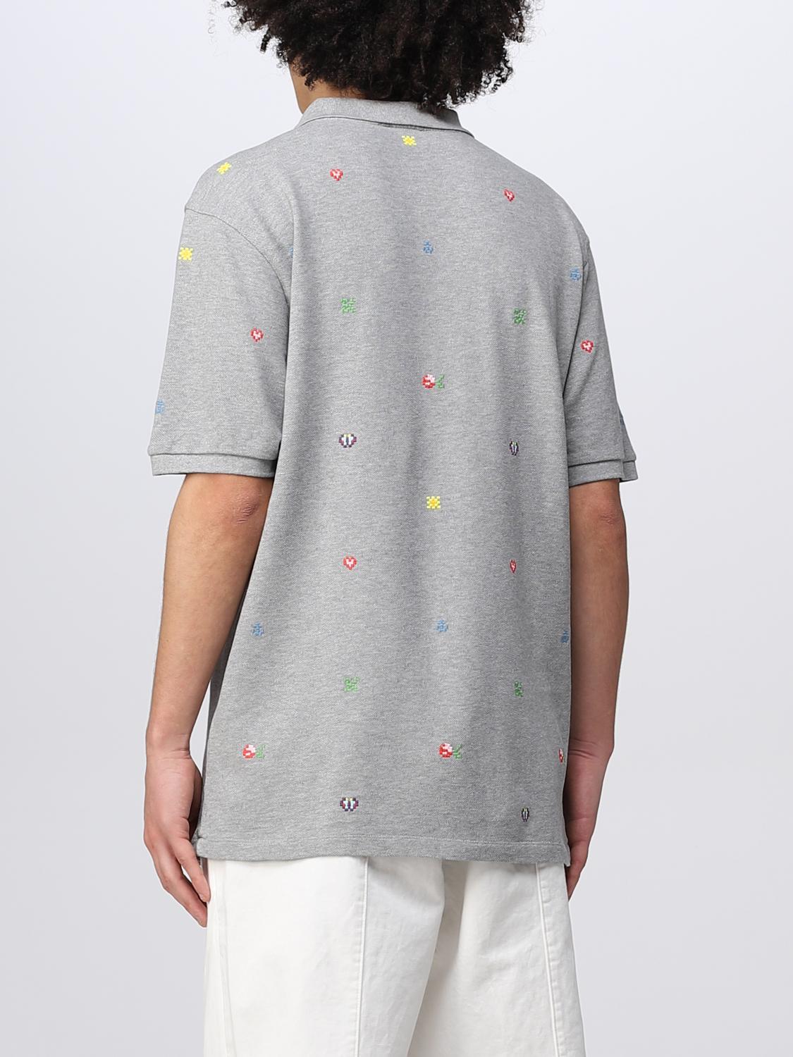 KENZO POLO: Polo Pixel Kenzo in cotone, Perla - Img 3