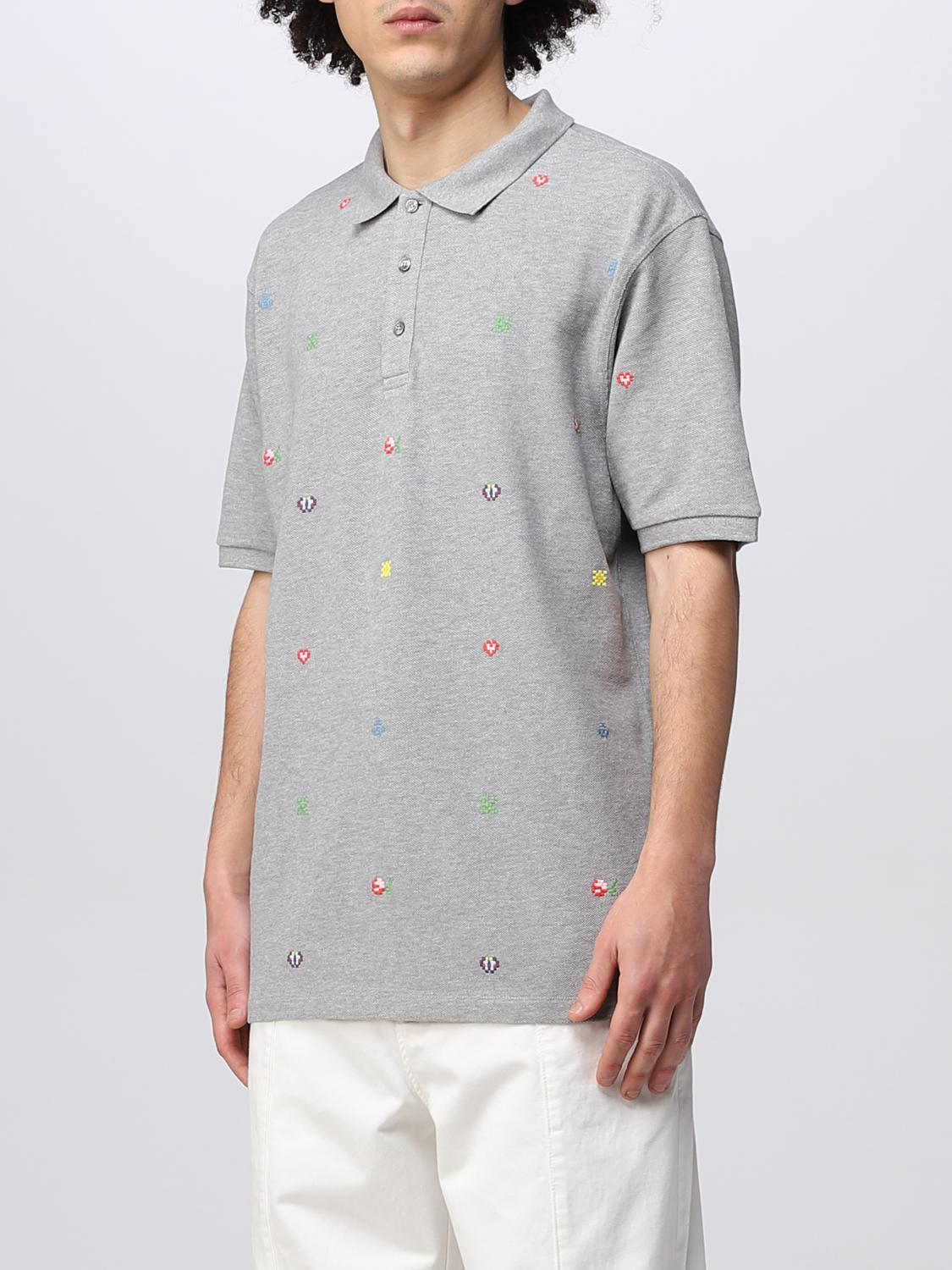 KENZO POLO: Polo Pixel Kenzo in cotone, Perla - Img 4