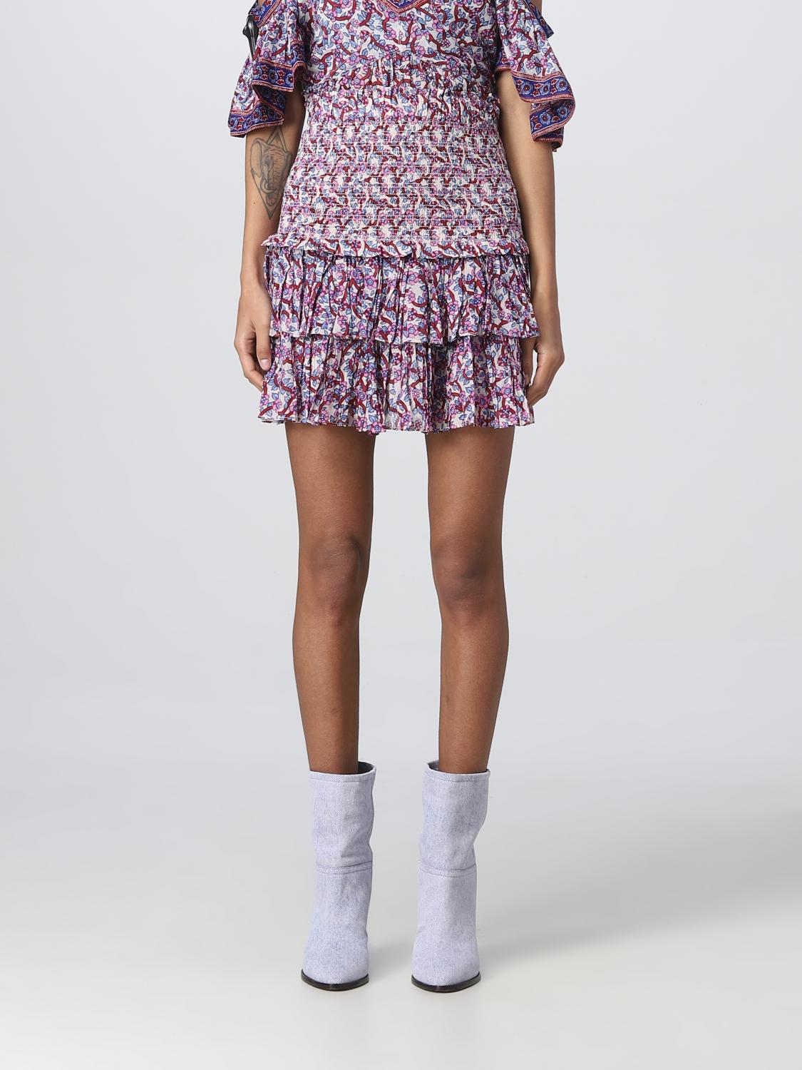 ISABEL MARANT ETOILE SKIRT: Skirt woman Isabel Marant Etoile, Ecru - Img 1