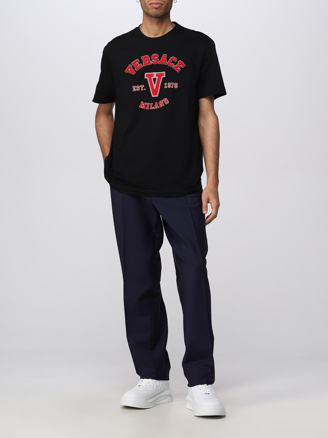 VERSACE HOSE: Hose herren Versace, Navy - Img 2