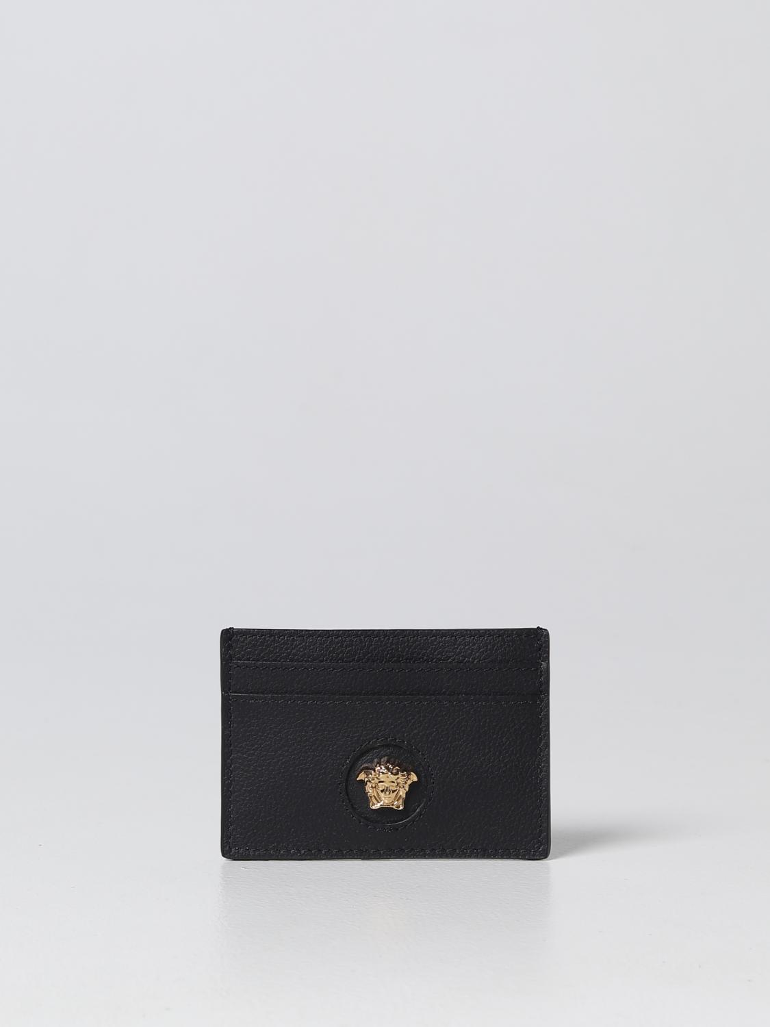 VERSACE PORTEFEUILLE: Portefeuille femme Versace, Noir - Img 1