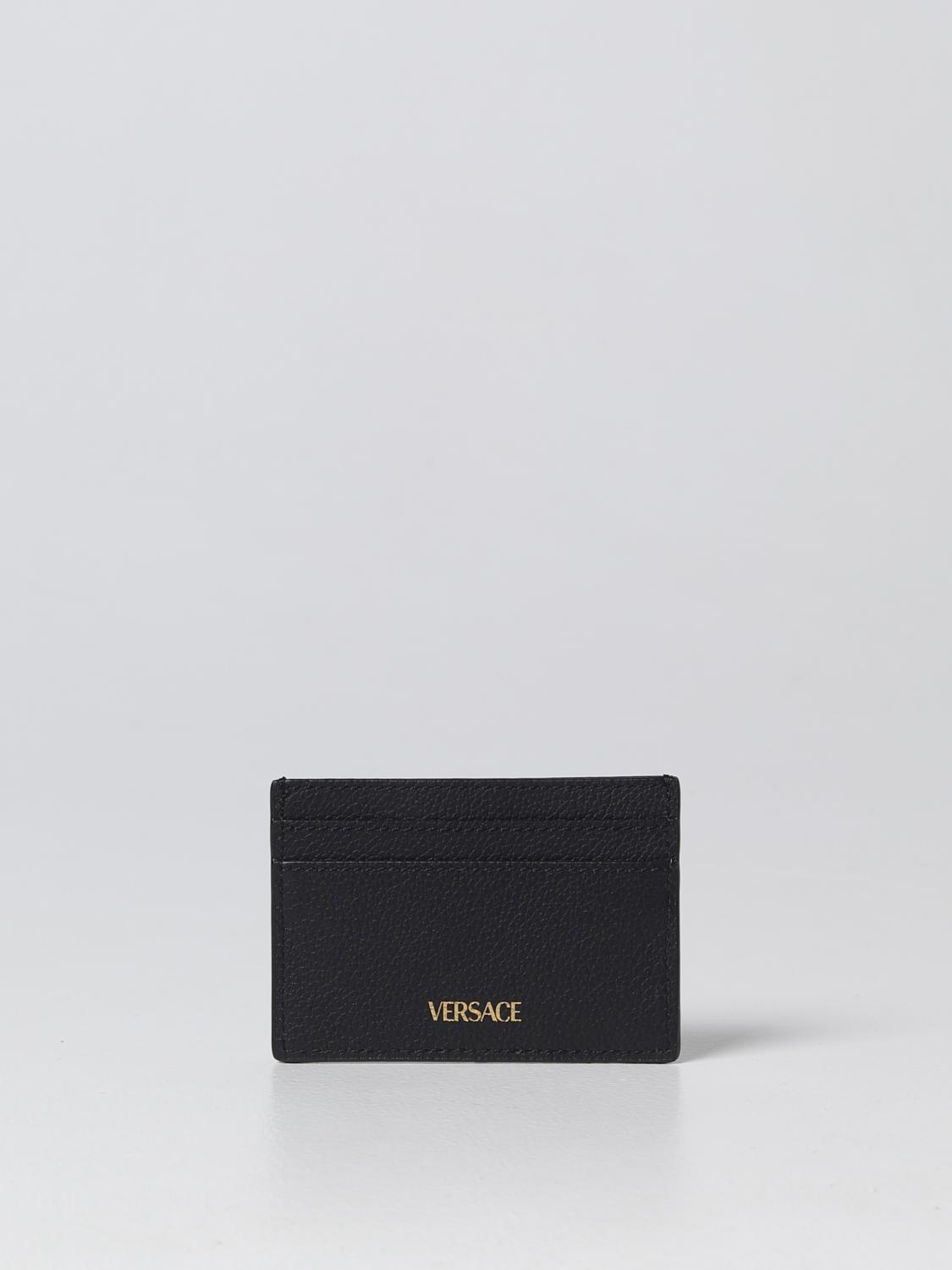 VERSACE PORTEFEUILLE: Portefeuille femme Versace, Noir - Img 2