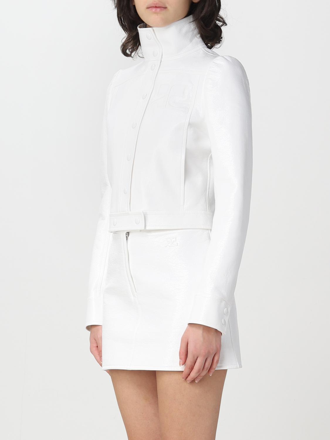 COURRÈGES JACKET: Jacket woman CourrÈges, White - Img 4