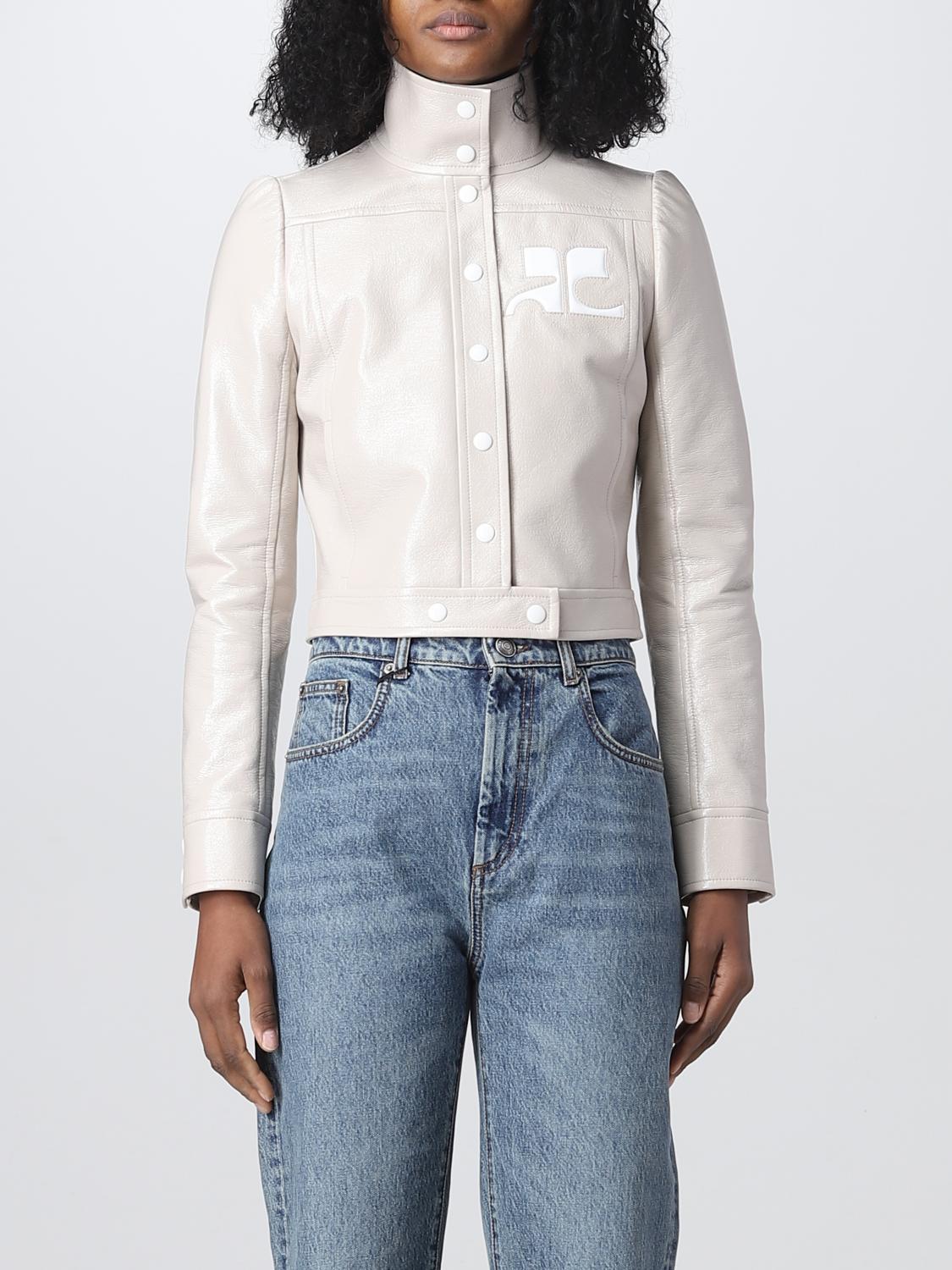 COURRÈGES CHAQUETA: Chaqueta mujer CourrÈges, Camello - Img 1