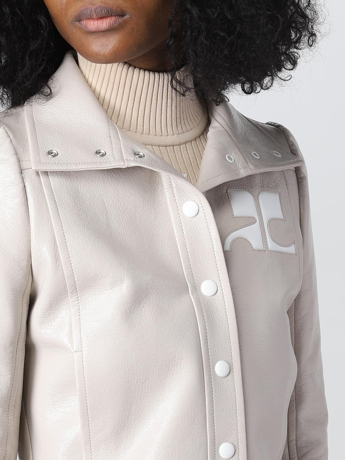 COURRÈGES CHAQUETA: Chaqueta mujer CourrÈges, Camello - Img 5
