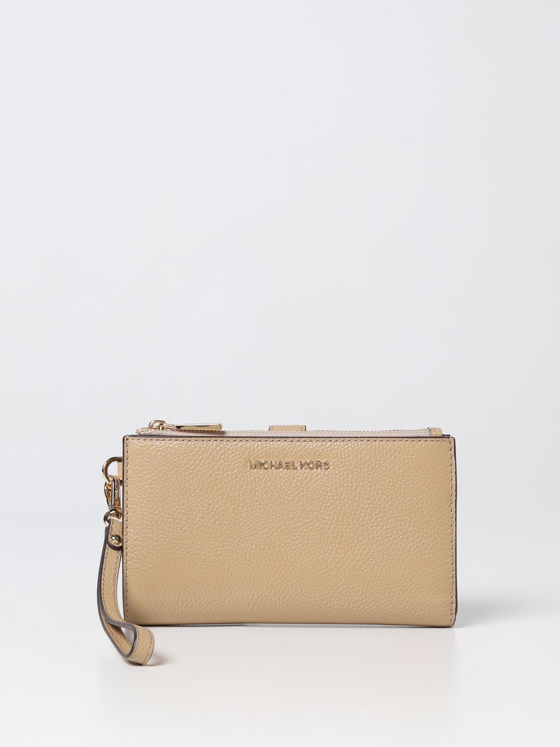 MICHAEL KORS MINI BOLSO: Cartera mujer Michael Kors, Camello - Img 1