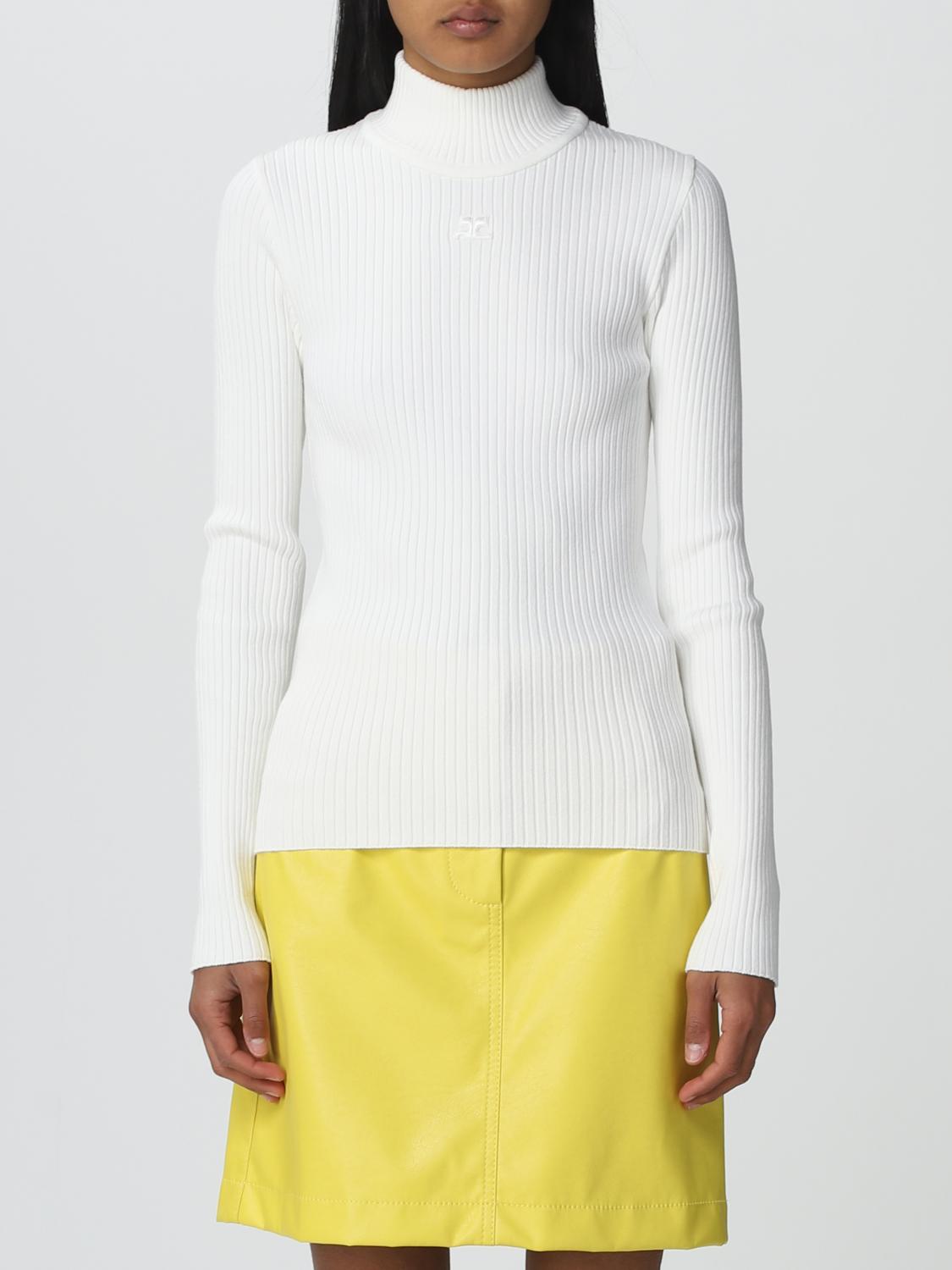 COURRÈGES JERSEY: Jersey mujer CourrÈges, Blanco - Img 1