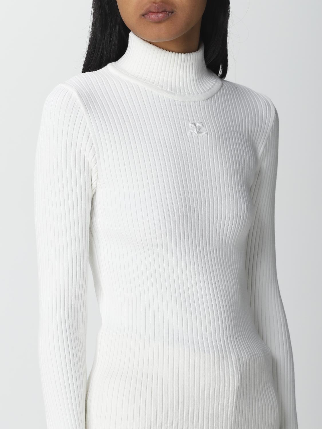 COURRÈGES JERSEY: Jersey mujer CourrÈges, Blanco - Img 5