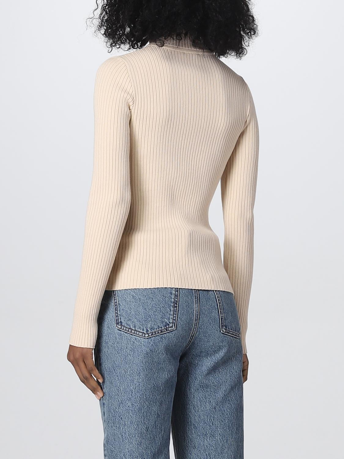 COURRÈGES MAGLIA: Maglia Courrèges in misto viscosa, Beige - Img 3